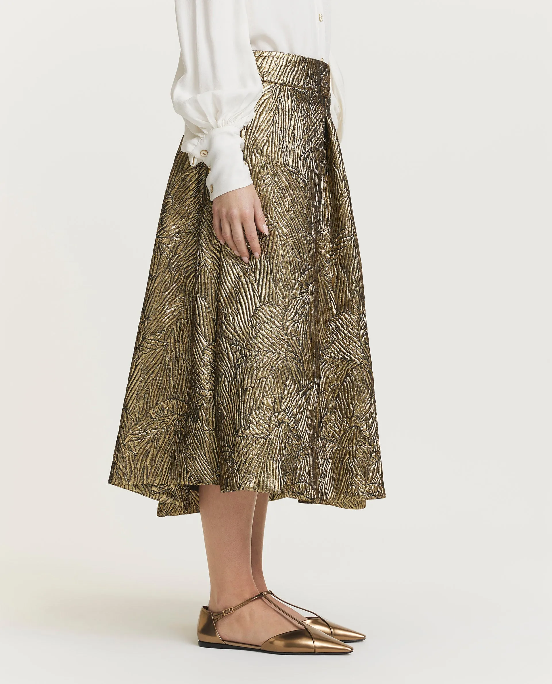 Volumineuze midi rok sold by Pauw Amsterdam product image thumbnail 4