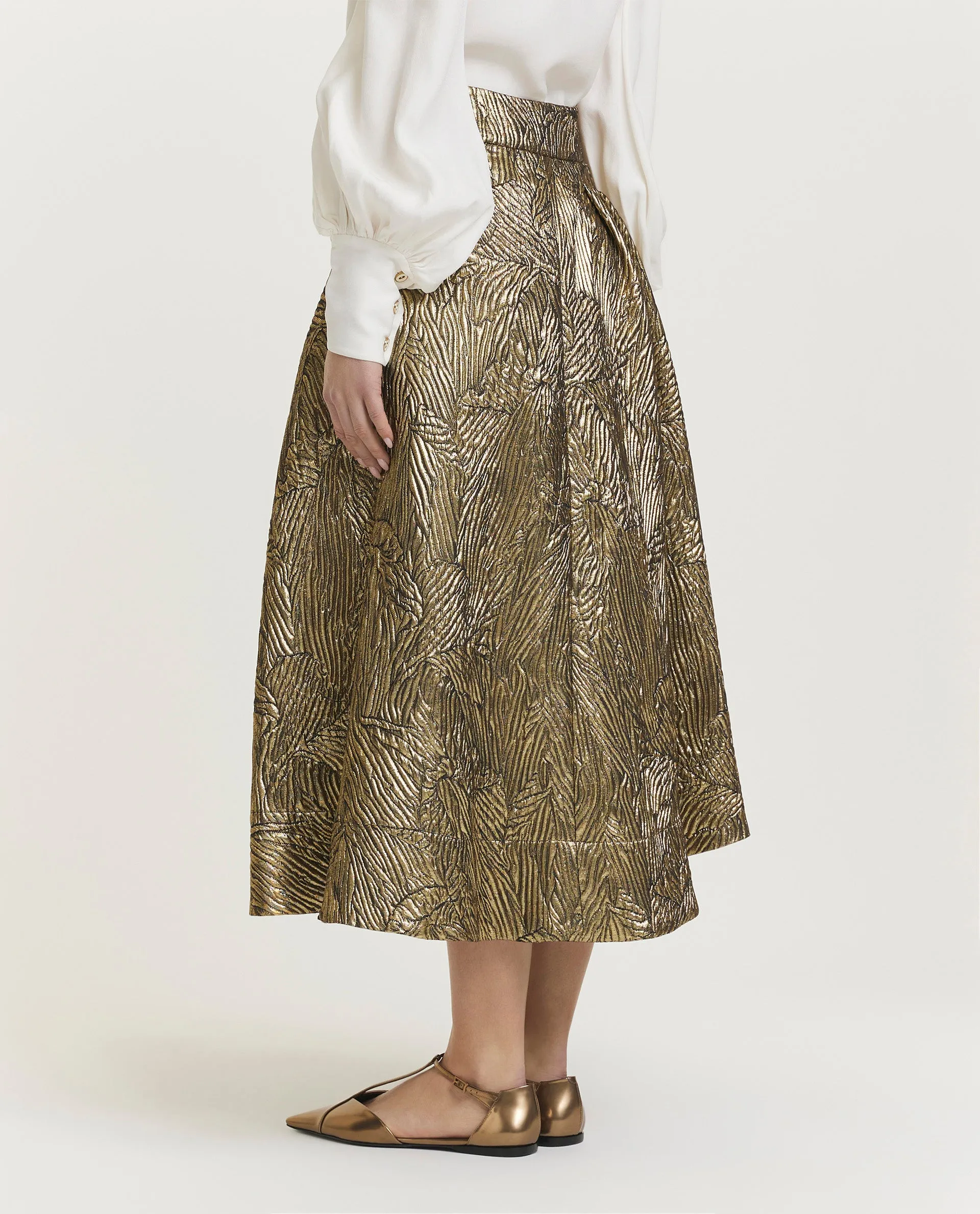 Volumineuze midi rok sold by Pauw Amsterdam product image thumbnail 5