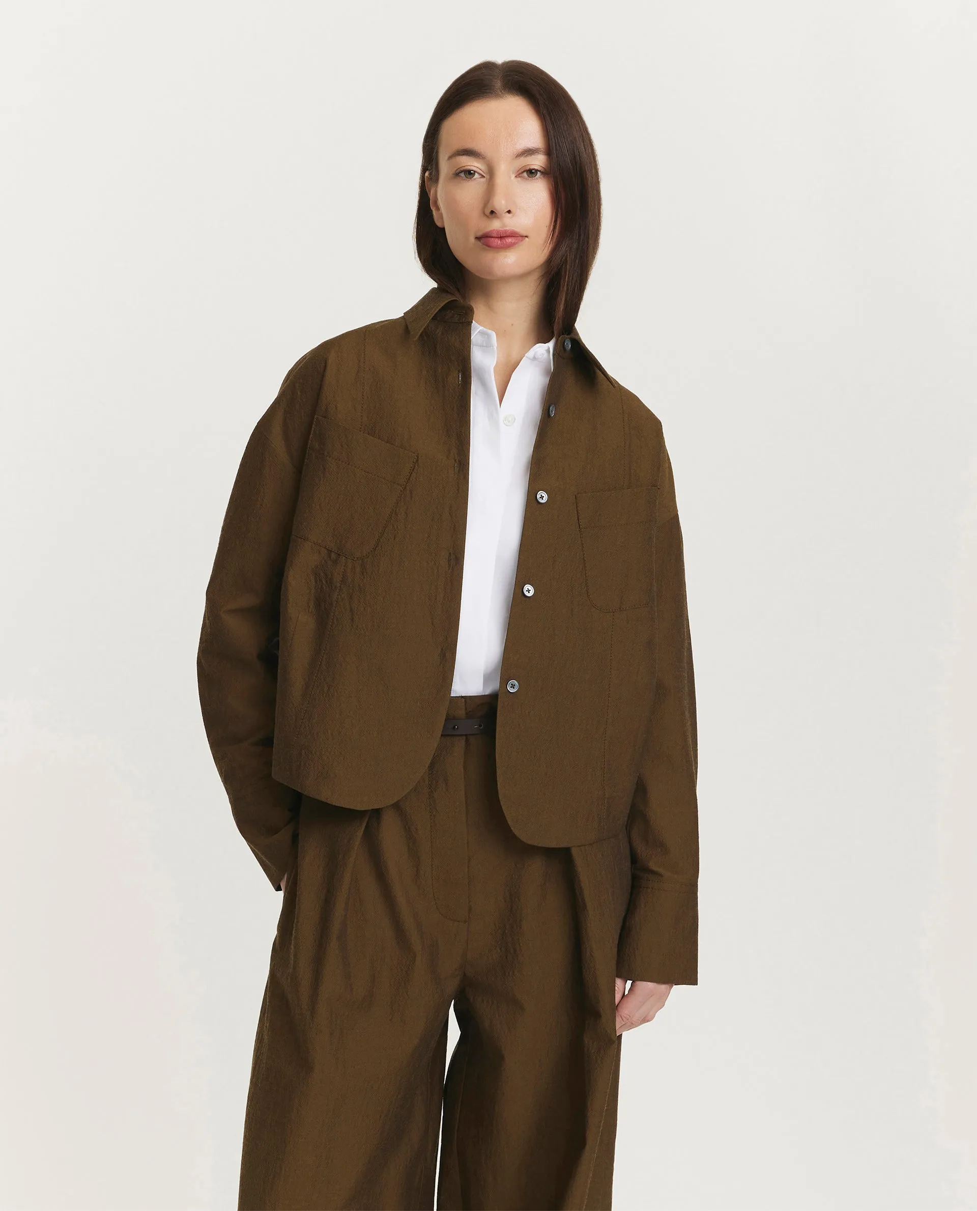 Wol-mix blazer - Groen sold by Pauw Amsterdam