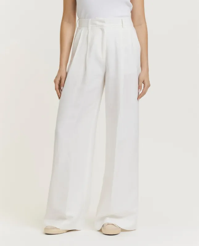 Wijde broek - Wit sold by Pauw Amsterdam