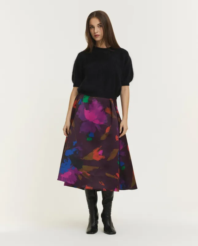 Volumineuze midi rok sold by Pauw Amsterdam