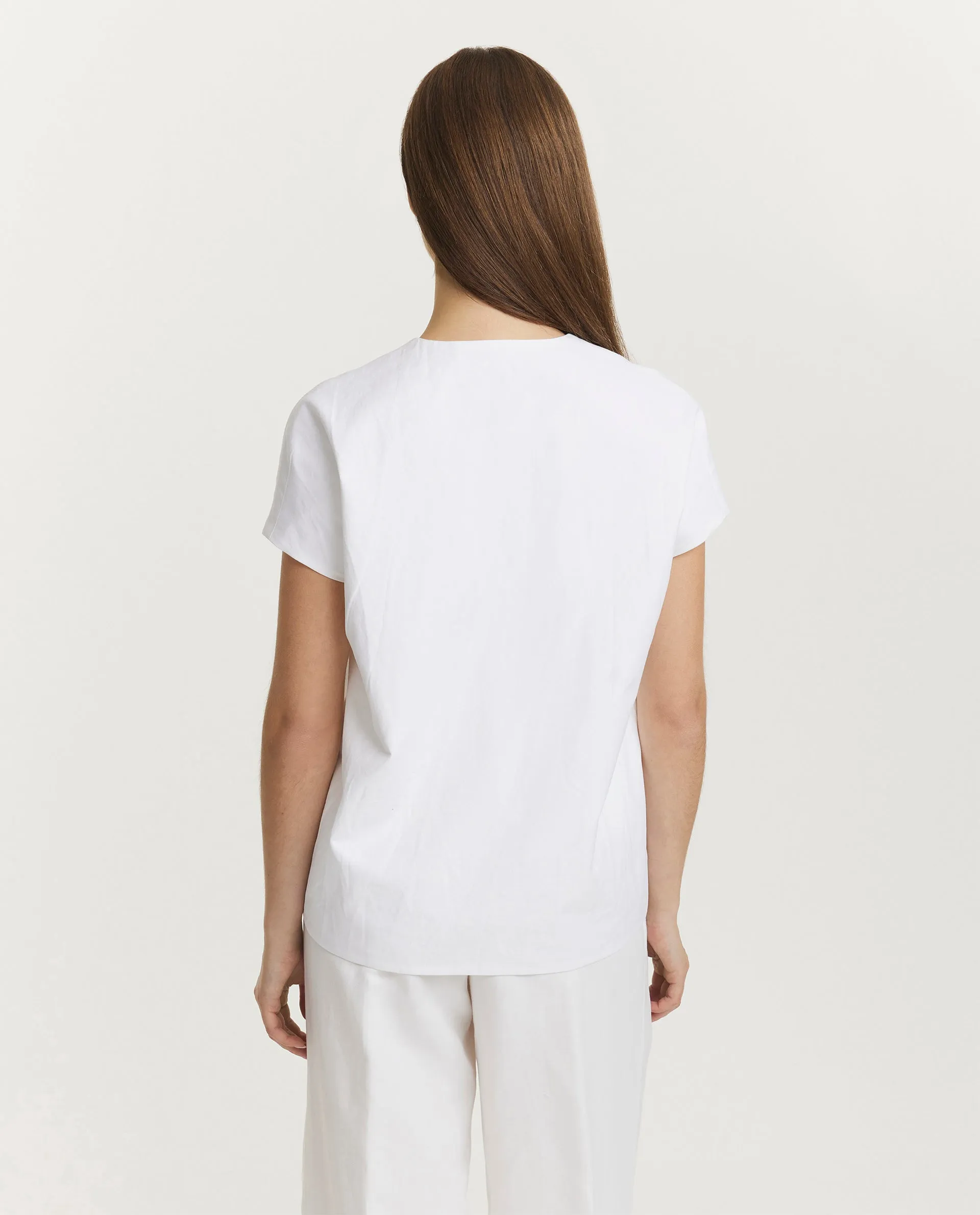 Katoenen top met kapmouwen sold by Pauw Amsterdam product image thumbnail 5