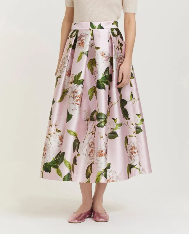 Volumineuze Midi Rok - Roze sold by Pauw Amsterdam