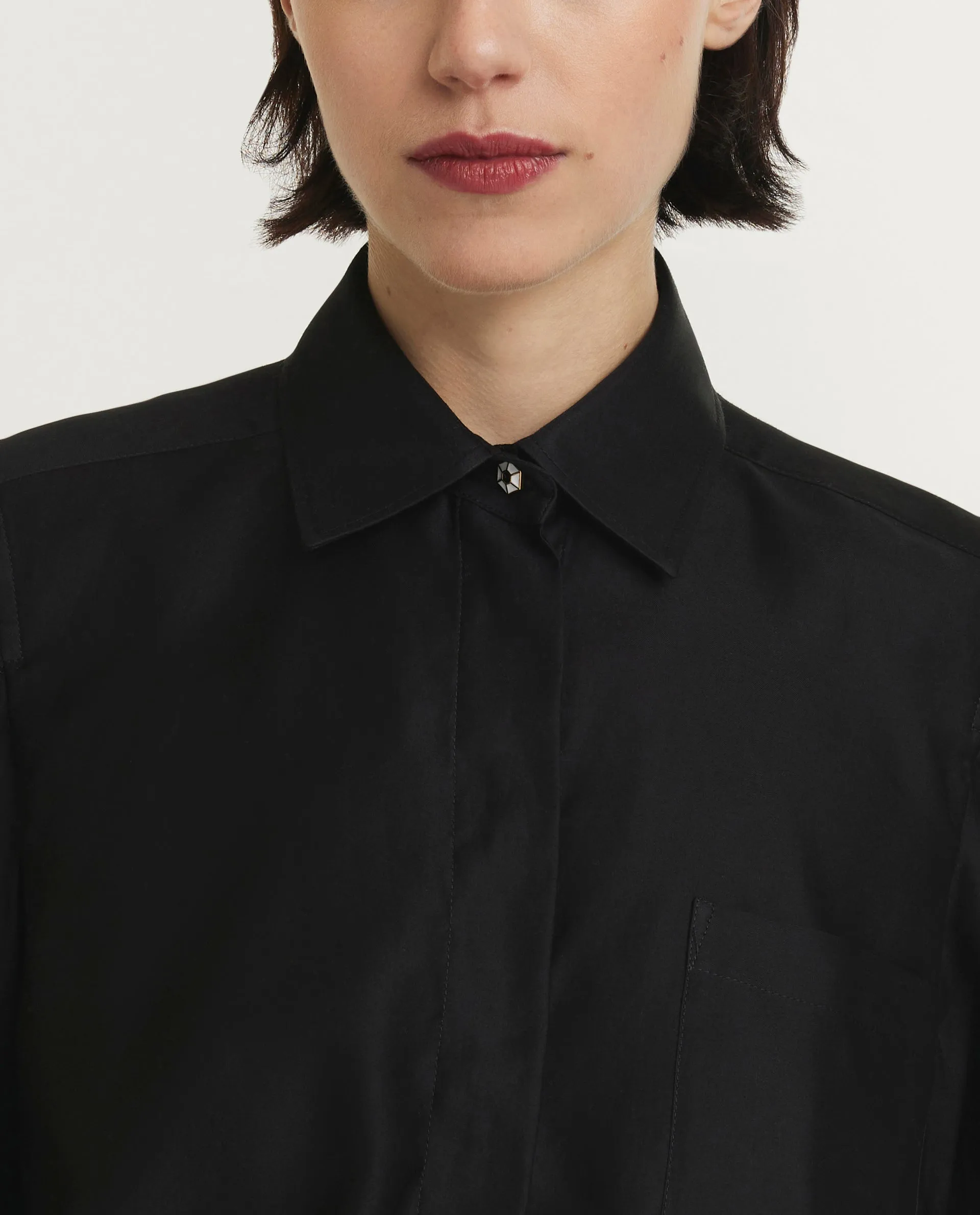 Katoenen blouse - Zwart sold by Pauw Amsterdam product image thumbnail 2