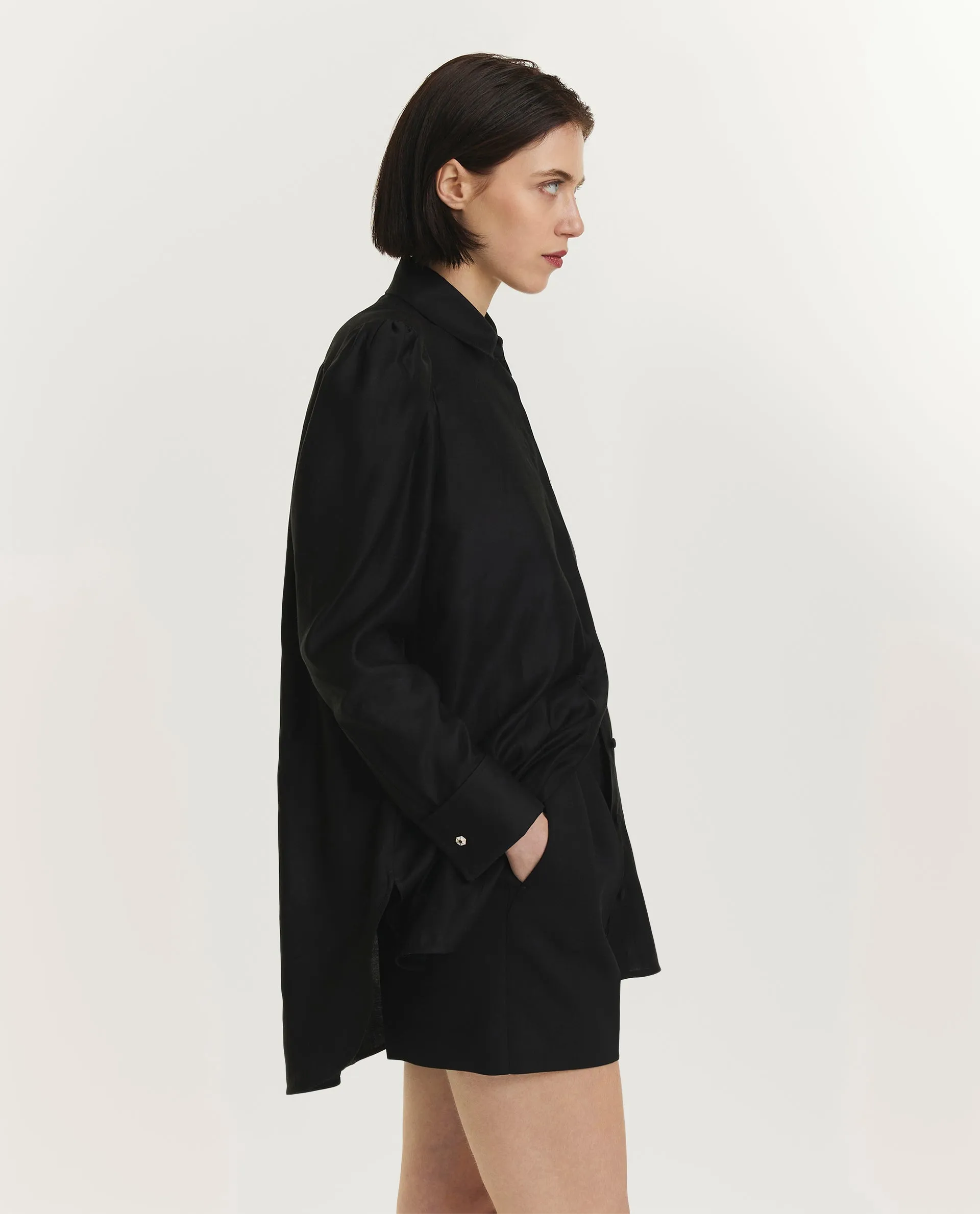 Katoenen blouse - Zwart sold by Pauw Amsterdam product image thumbnail 4