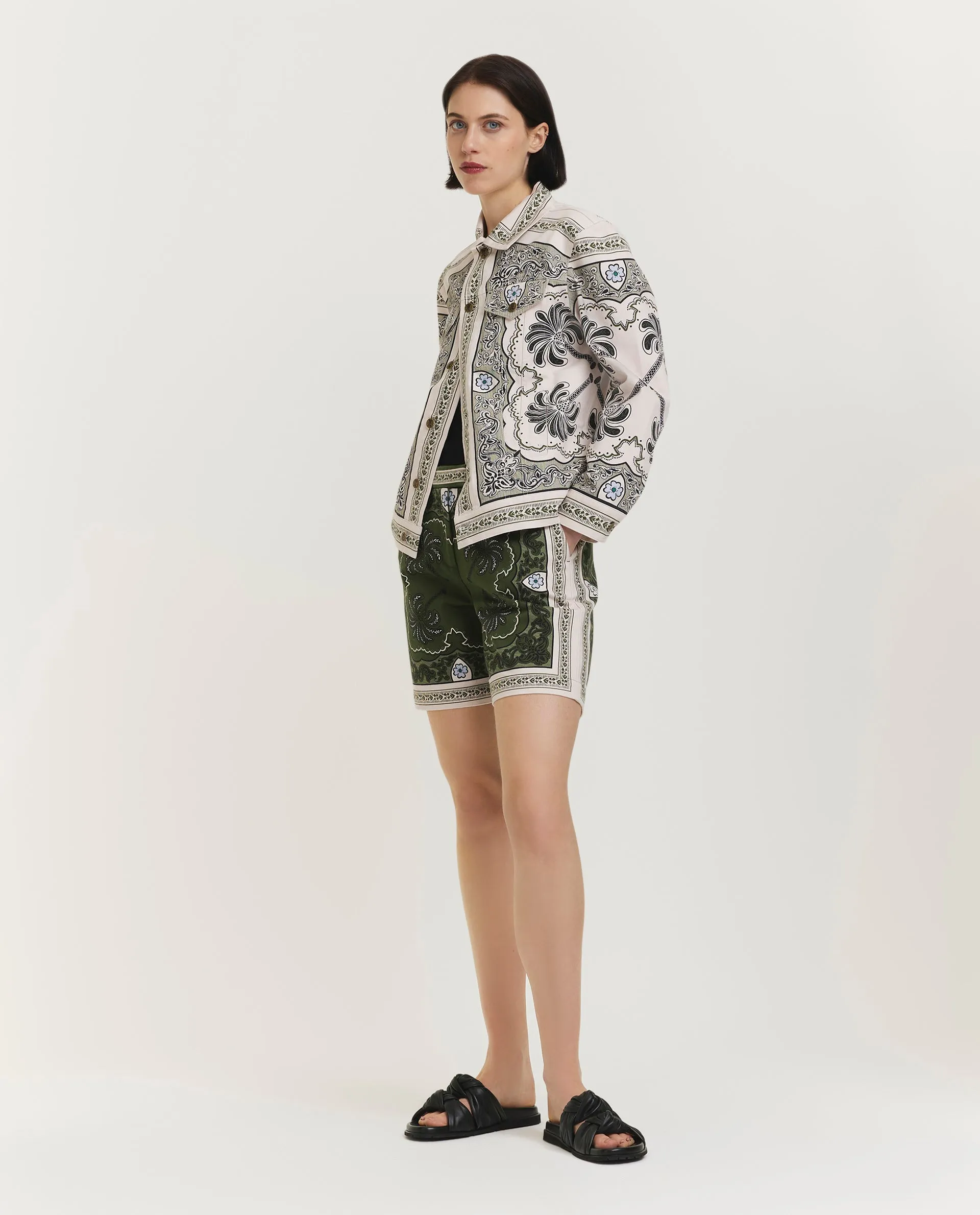 Denim jack met print sold by Pauw Amsterdam product image thumbnail 3