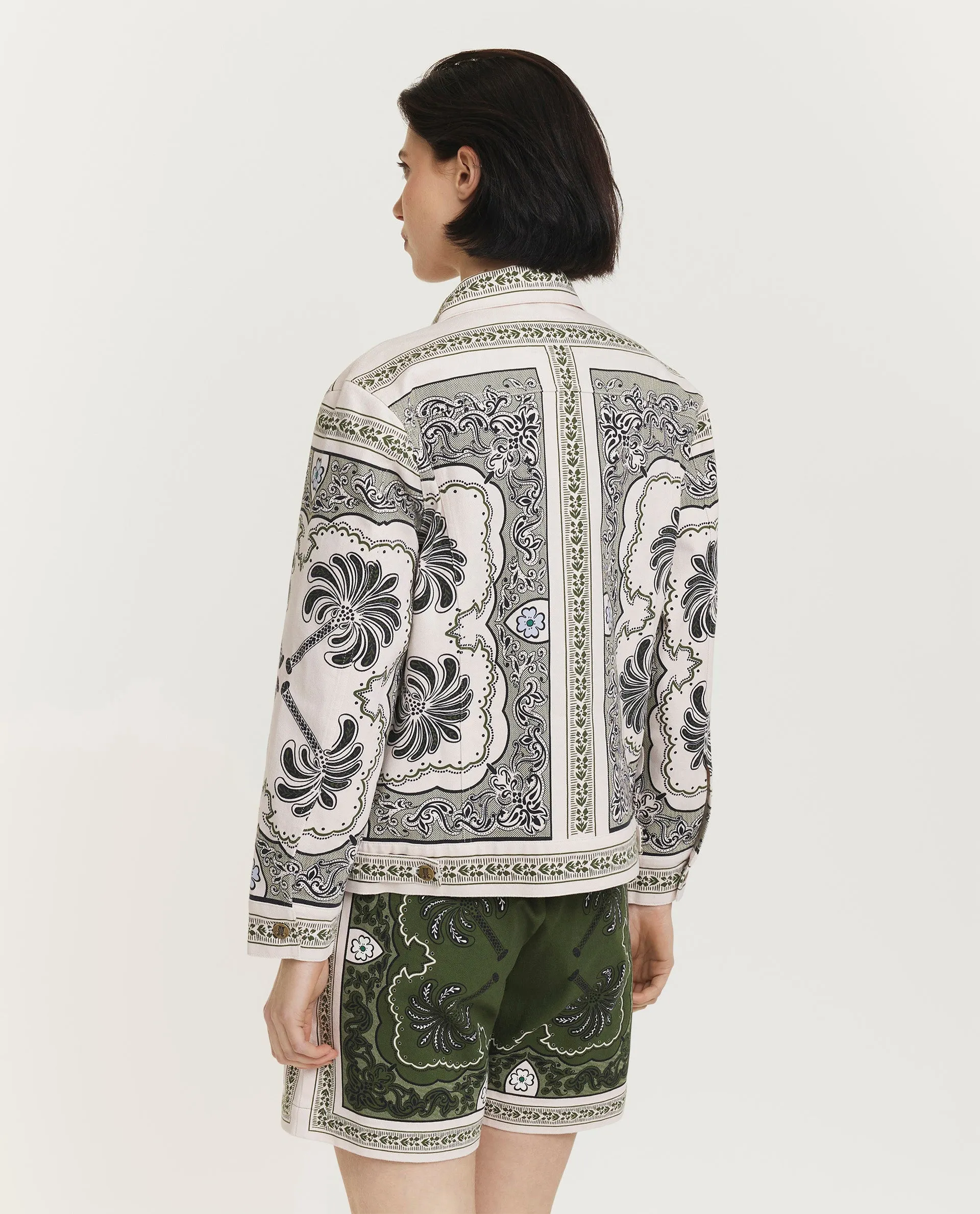 Denim jack met print sold by Pauw Amsterdam product image thumbnail 5