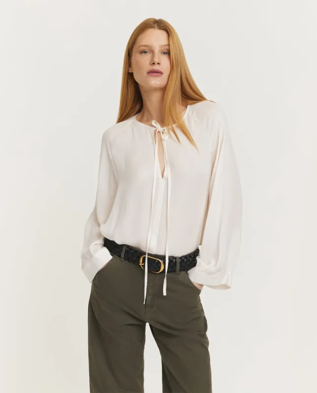 Zijden Acadia blouse made by Nili Lotan