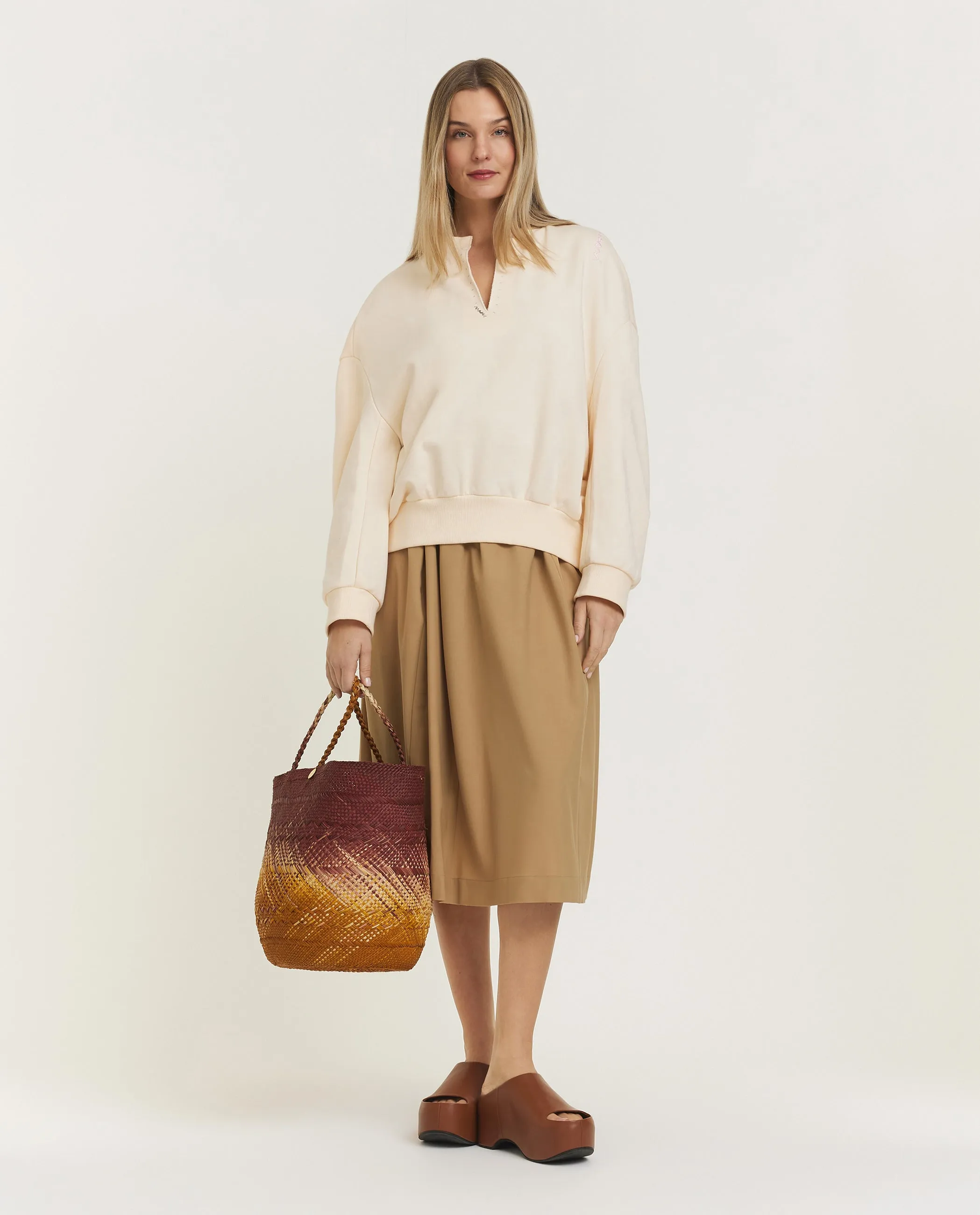 Katoenen sweater met V-hals sold by Pauw Amsterdam product image thumbnail 3