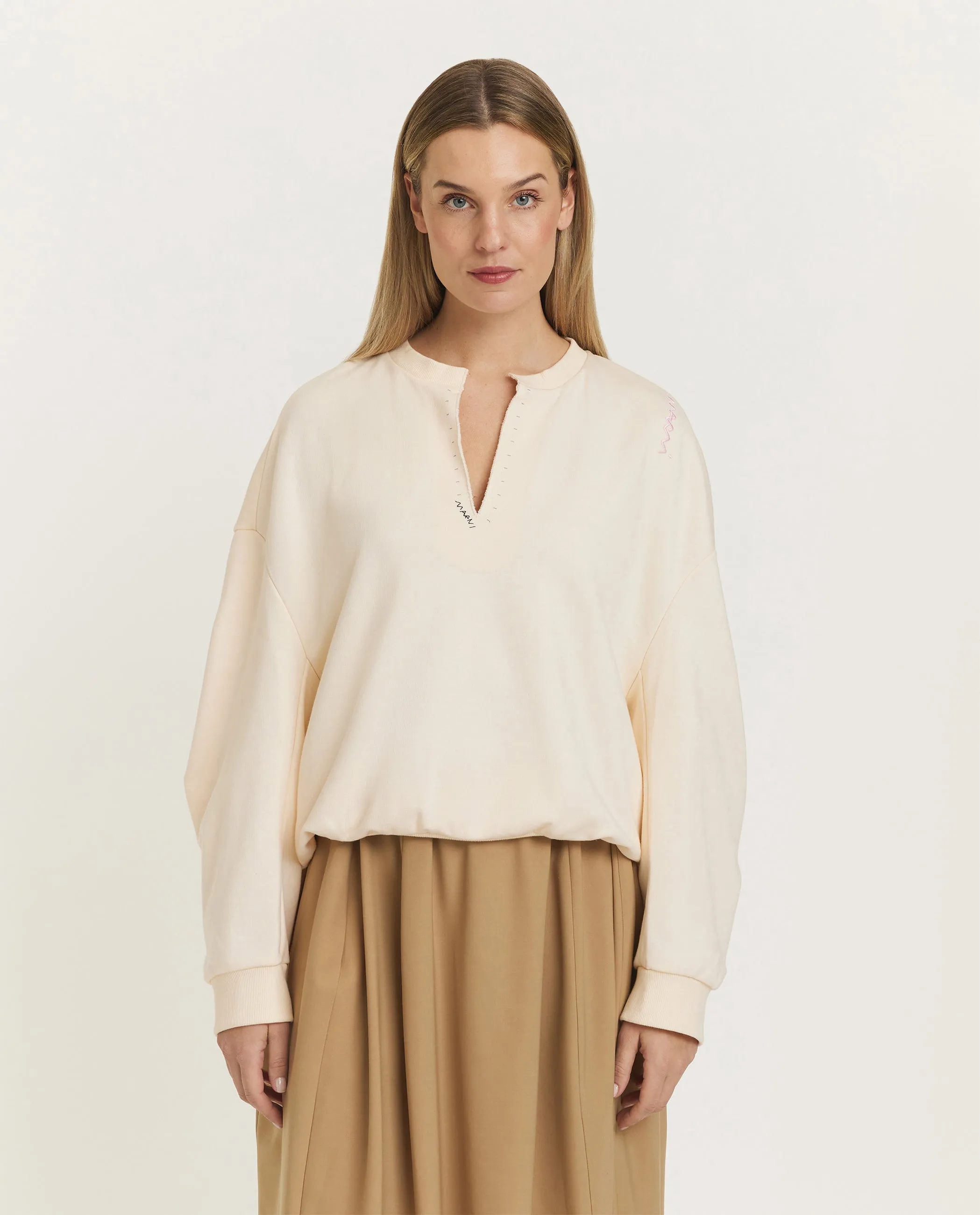 Katoenen sweater met V-hals sold by Pauw Amsterdam