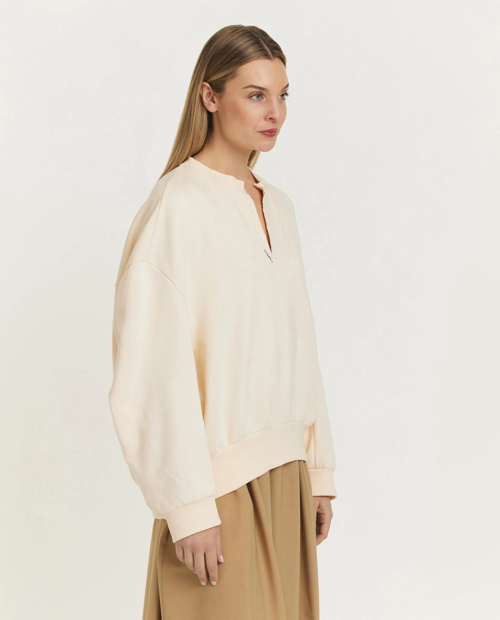 Katoenen sweater met V-hals sold by Pauw Amsterdam product image thumbnail 4