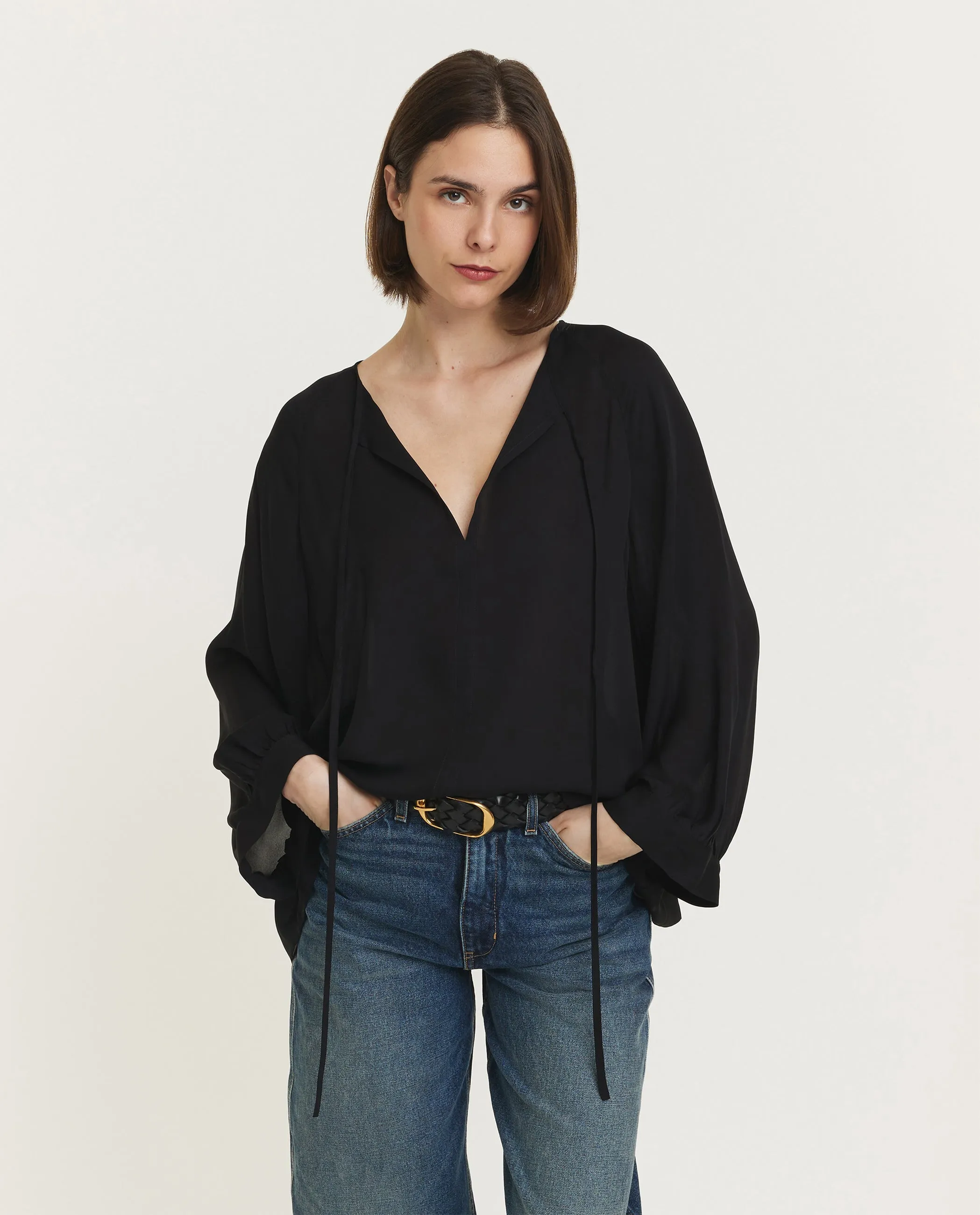 Zijden Acadia blouse sold by Pauw Amsterdam