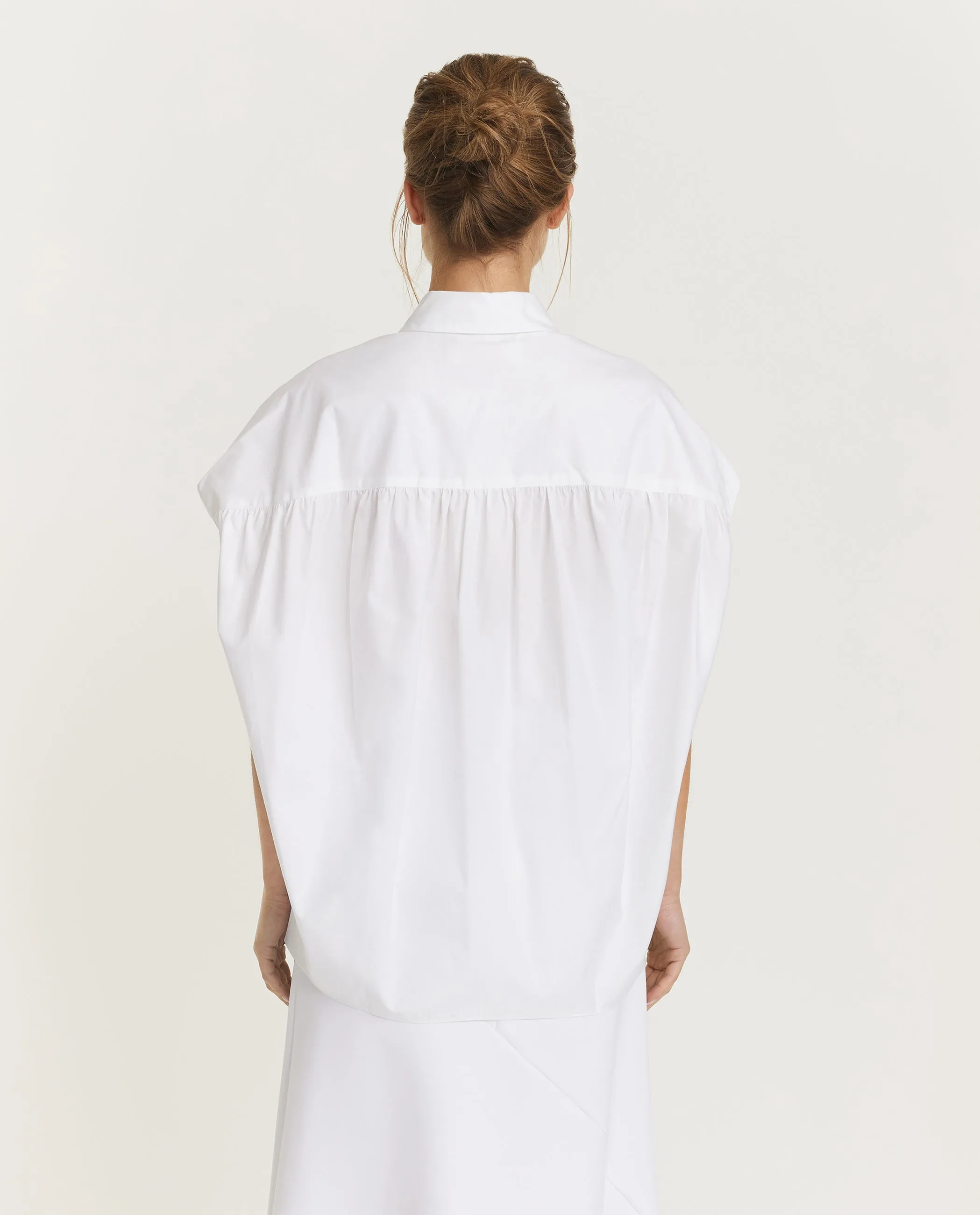 Mouwloze katoenen blouse sold by Pauw Amsterdam product image thumbnail 5