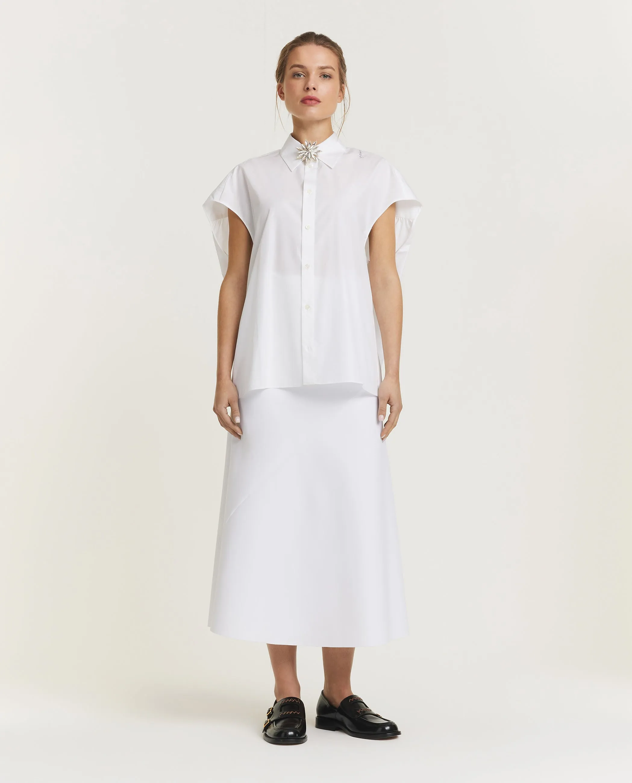 Mouwloze katoenen blouse sold by Pauw Amsterdam product image thumbnail 3