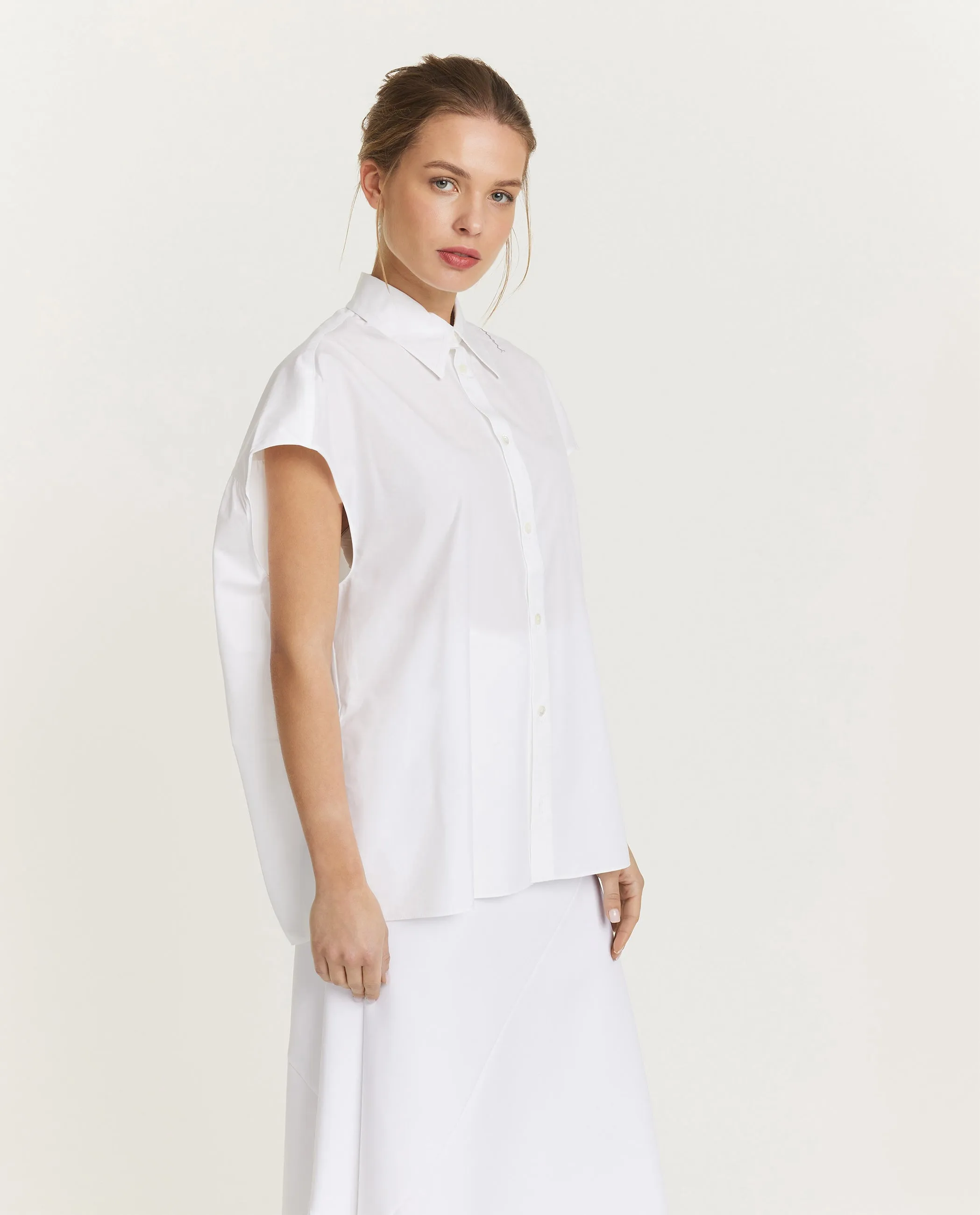Mouwloze katoenen blouse sold by Pauw Amsterdam product image thumbnail 4