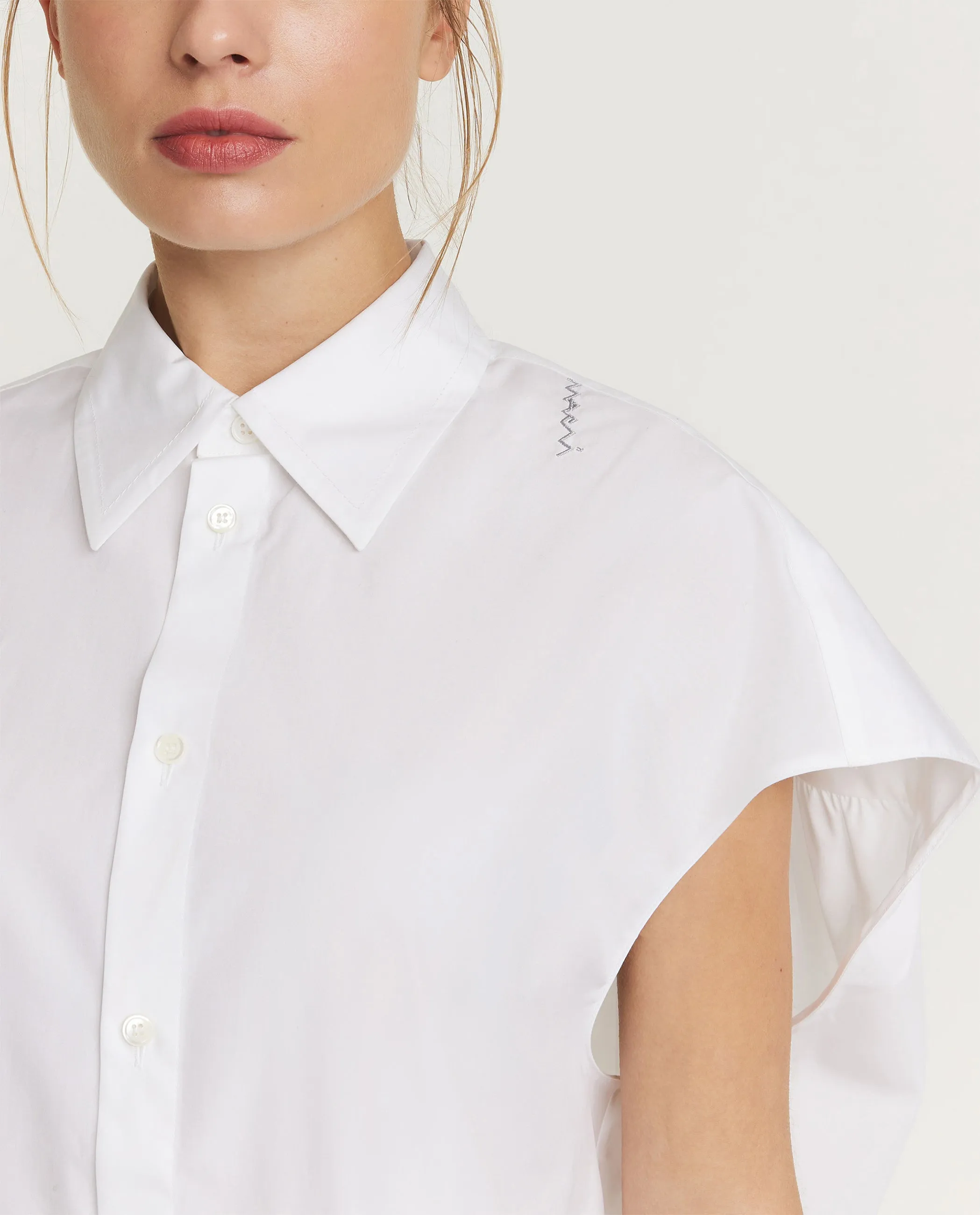 Mouwloze katoenen blouse sold by Pauw Amsterdam product image thumbnail 2