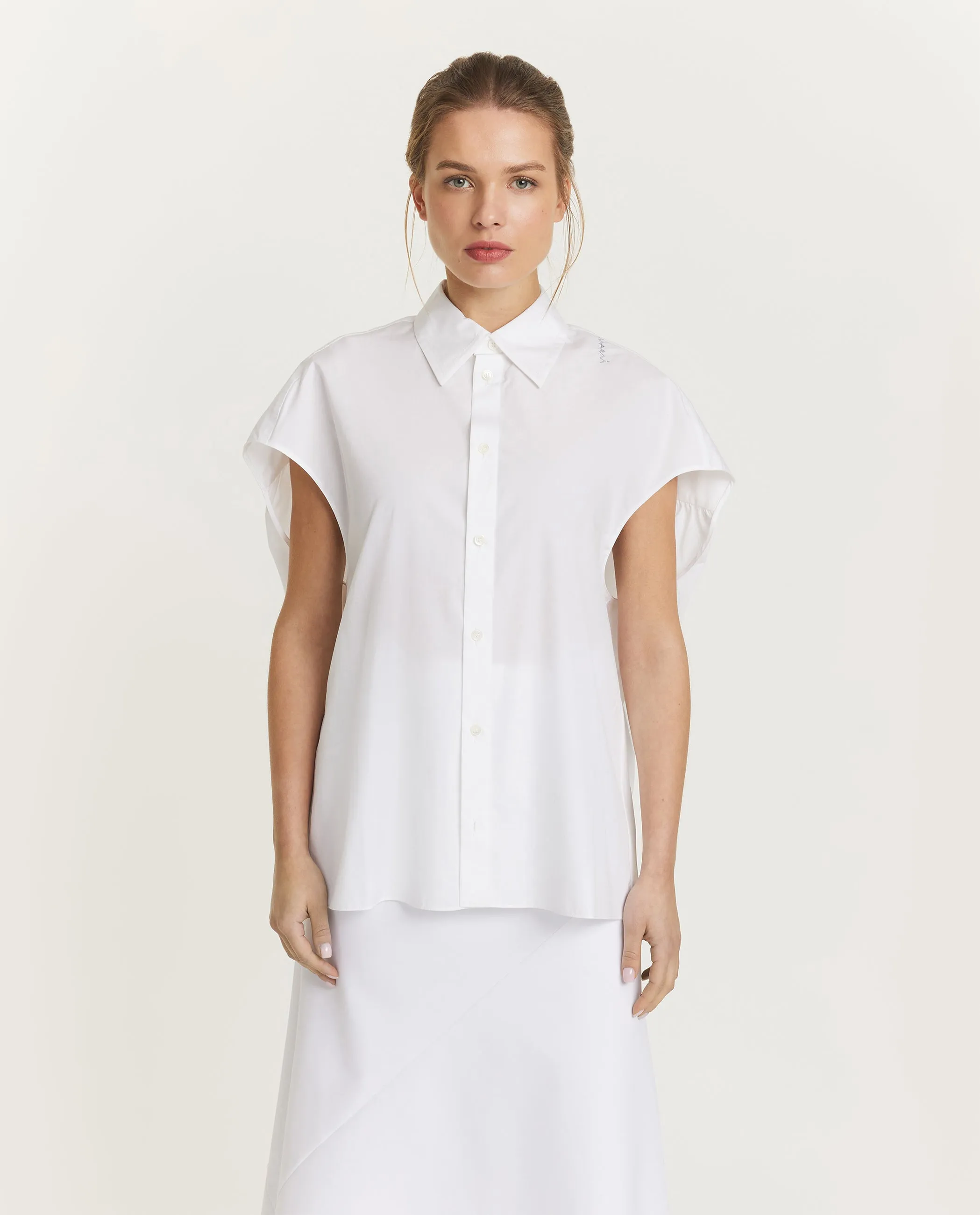 Mouwloze katoenen blouse sold by Pauw Amsterdam