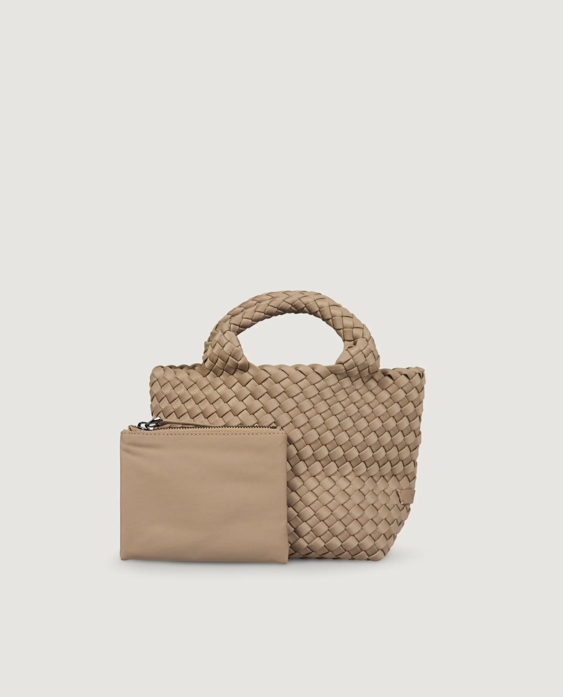 Mini geweven tas - Lichtbruin sold by Pauw Amsterdam product image thumbnail 3