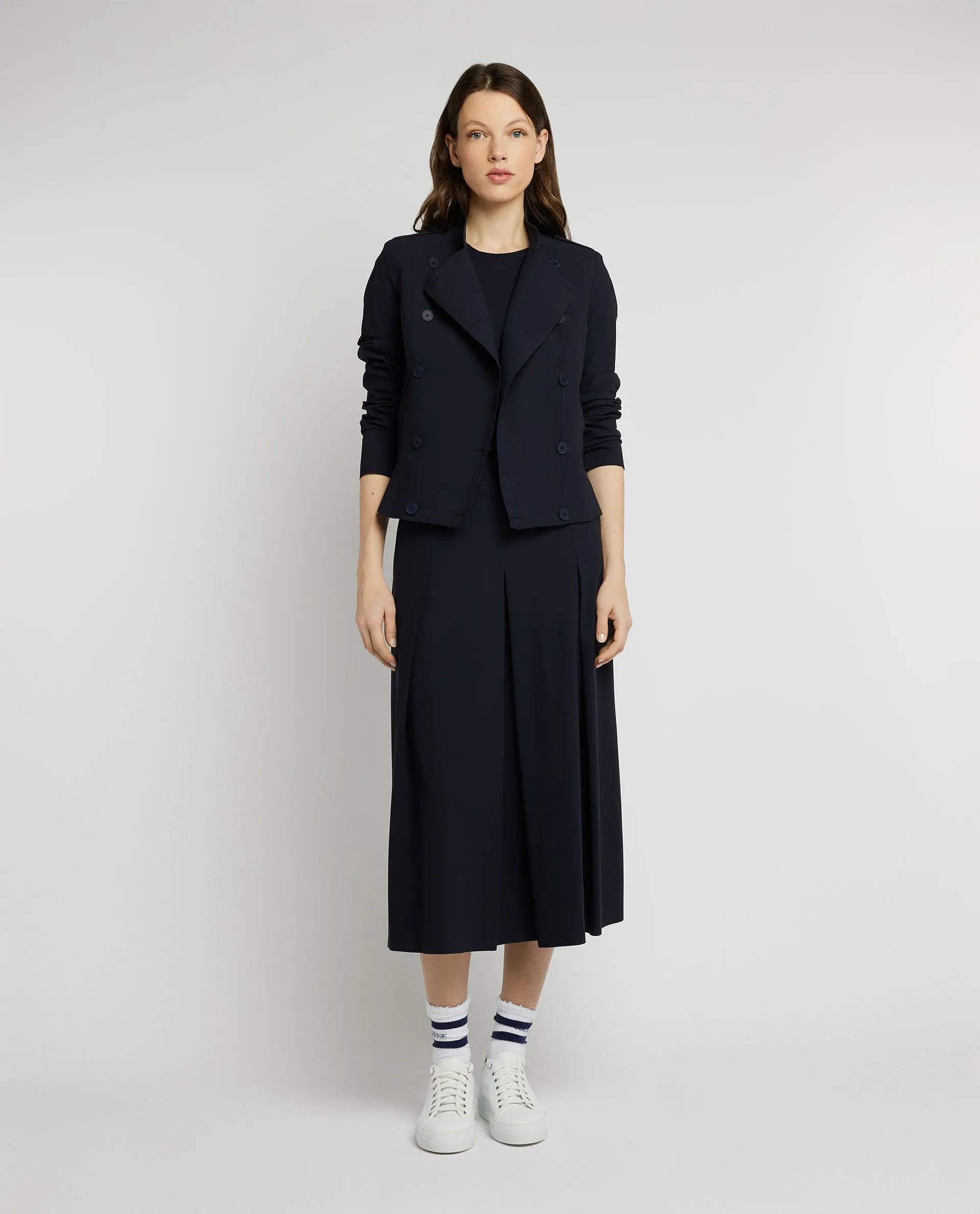 Soepelvallend T-shirt - Donkerblauw sold by Pauw Amsterdam product image thumbnail 4