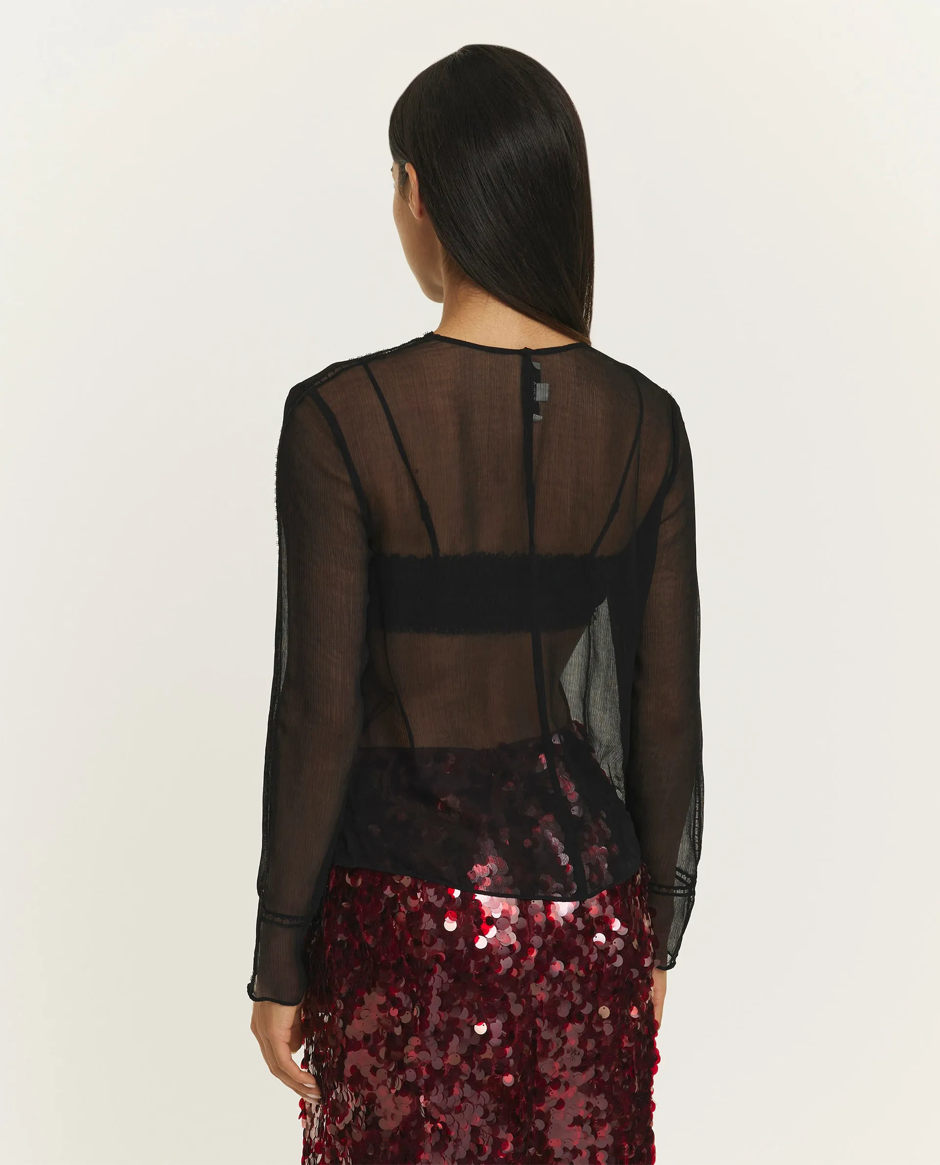 Transparante blouse sold by Pauw Amsterdam product image thumbnail 5