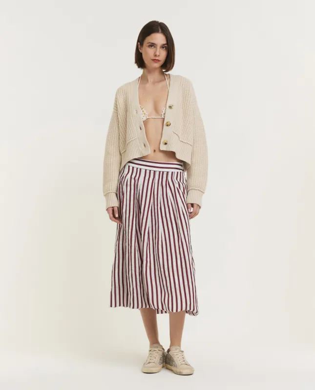 Volumineuze midi rok sold by Pauw Amsterdam