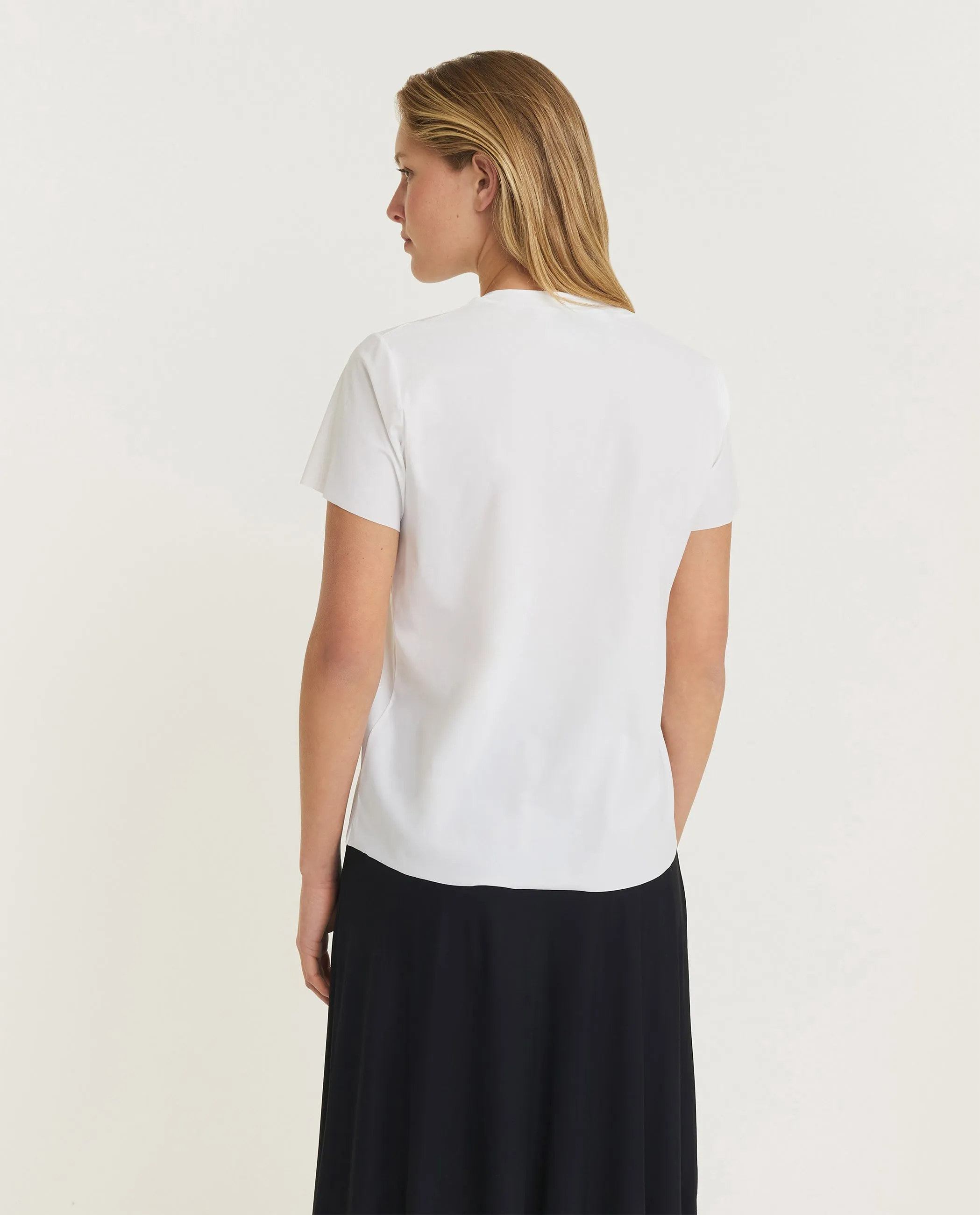 Soepelvallend T-shirt - Wit sold by Pauw Amsterdam product image thumbnail 5