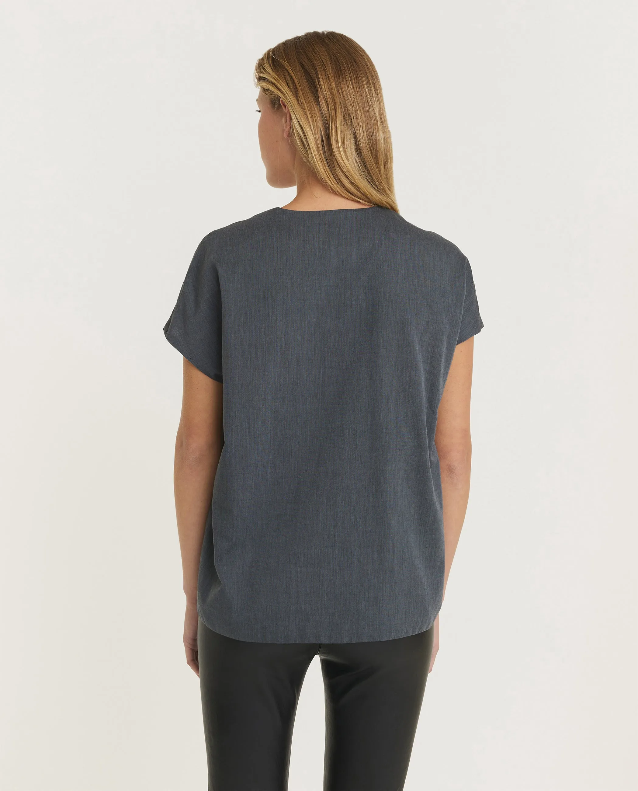 Katoenen top met kapmouwen sold by Pauw Amsterdam product image thumbnail 5