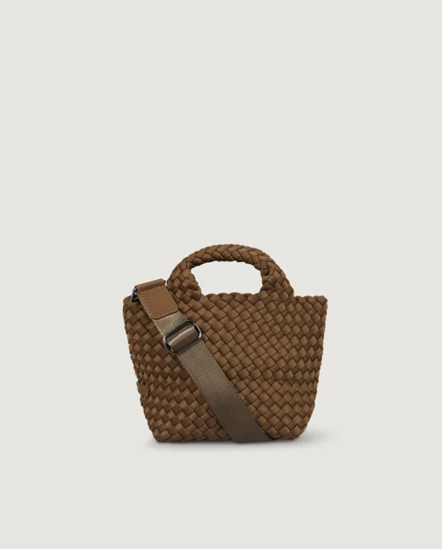 Mini geweven tas - Brown sold by Pauw Amsterdam