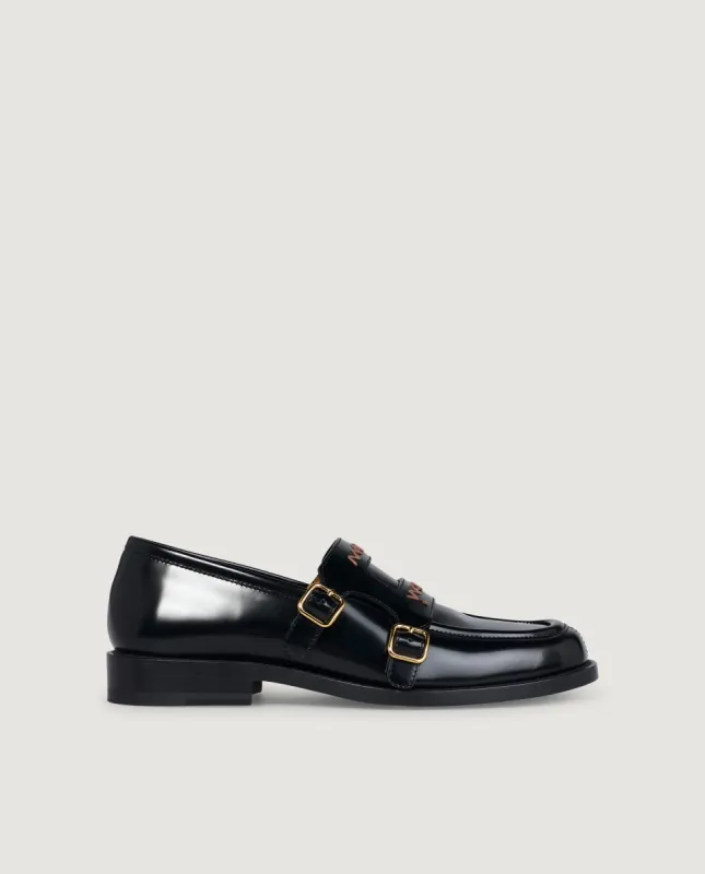 Loafers met dubbele gesp sold by Pauw Amsterdam