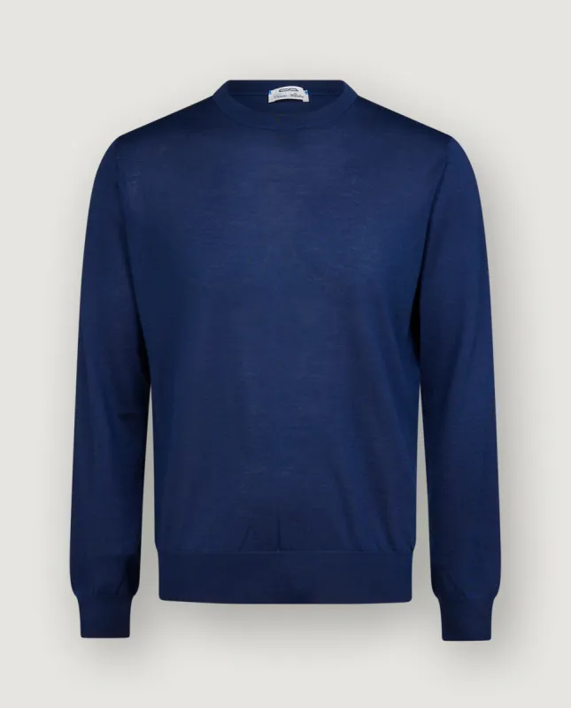 Cashmere Ronde Hals Trui - Lichtblauw sold by Pauw Amsterdam