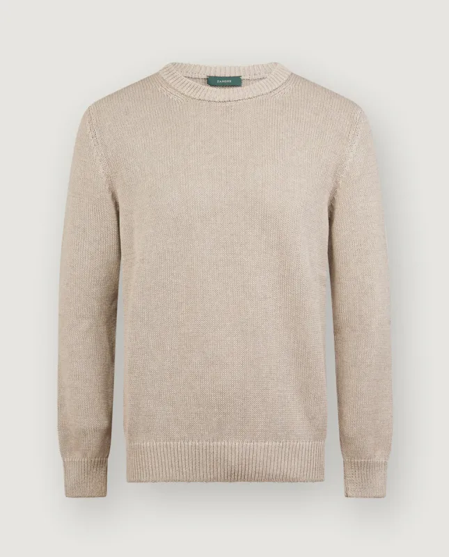 Katoenen Trui - Lichtbruin sold by Pauw Amsterdam