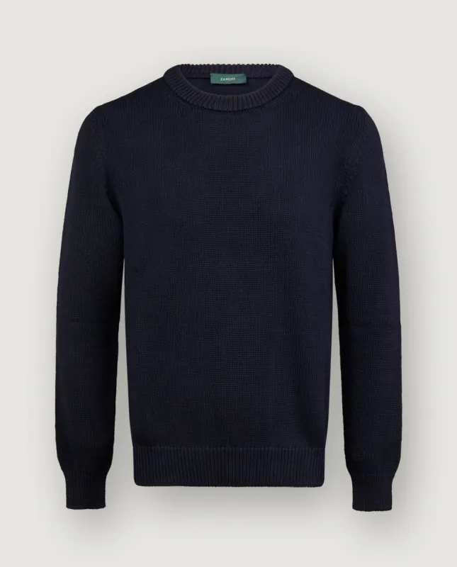 Katoenen Trui - Donkerblauw sold by Pauw Amsterdam