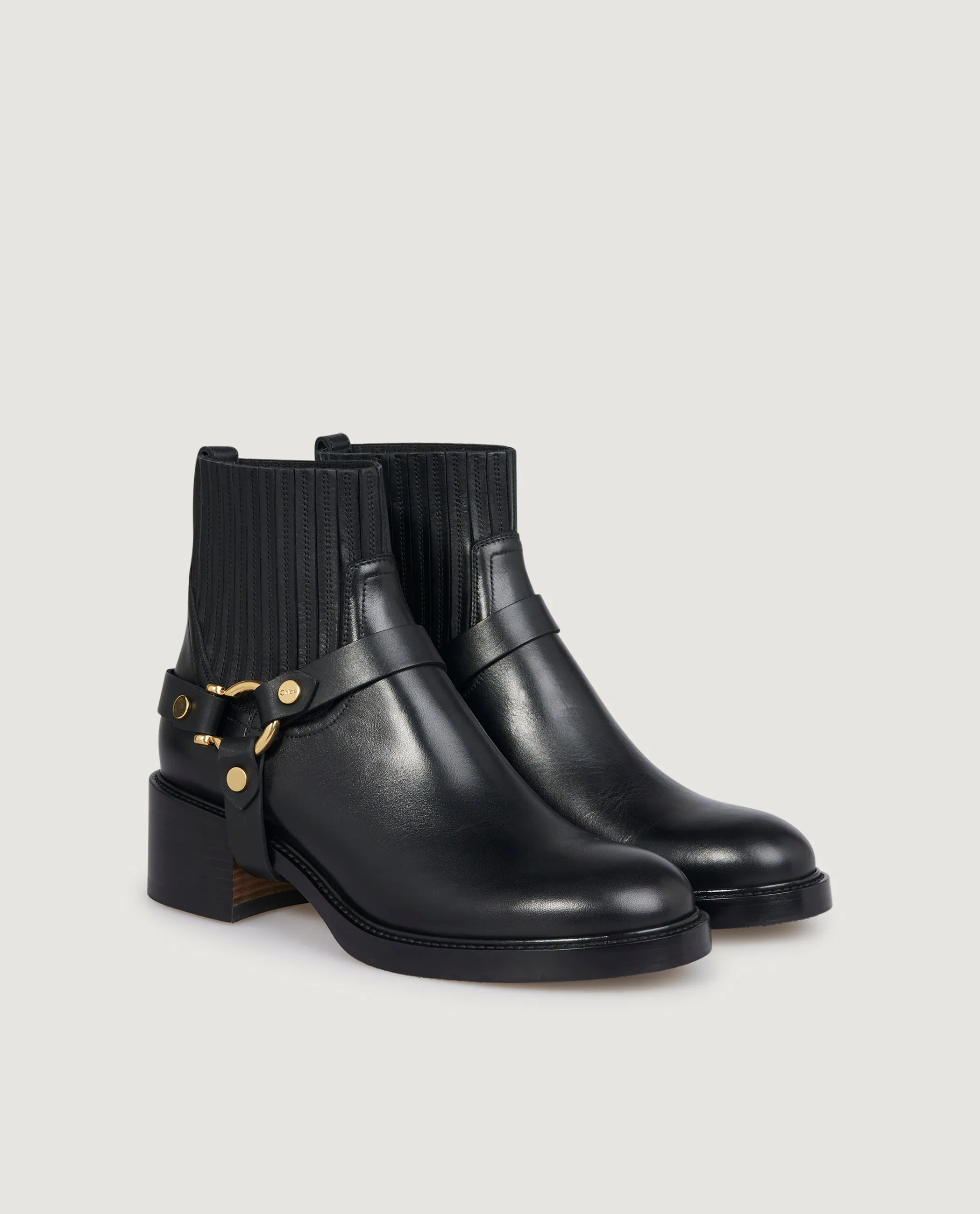 Dakota enkellaarzen - Zwart sold by Pauw Amsterdam product image thumbnail 4