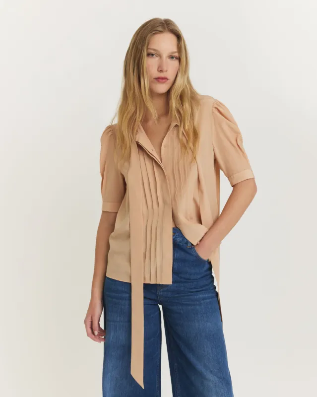 Zijden blouse  - Roze sold by Pauw Amsterdam