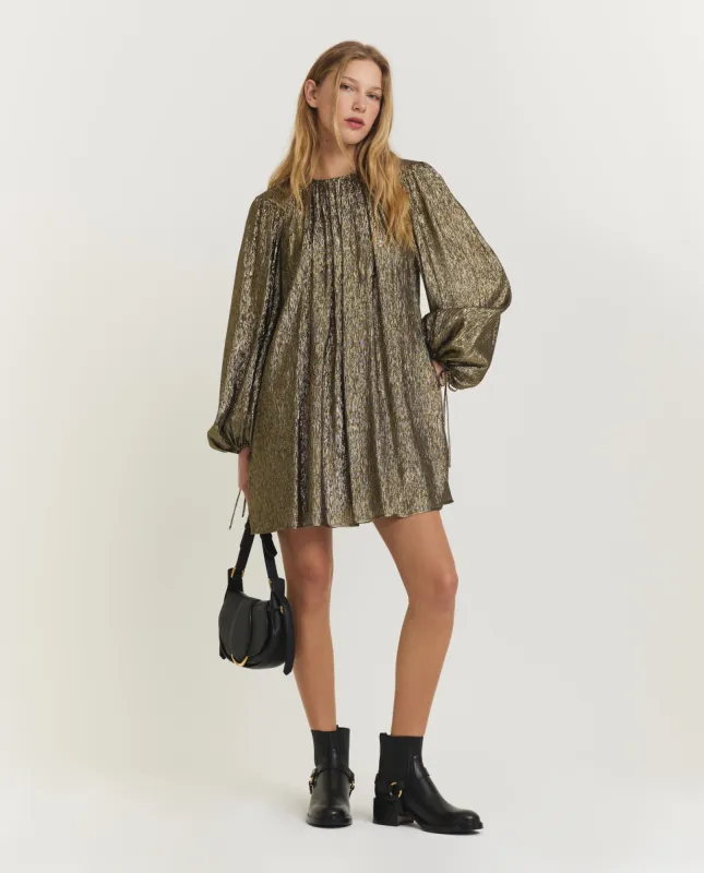 Soepelvallende zijde-mix jurk sold by Pauw Amsterdam