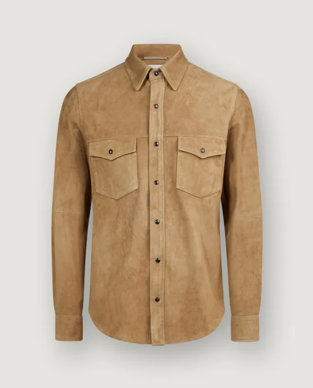 Suede Overshirt sold by Pauw Amsterdam