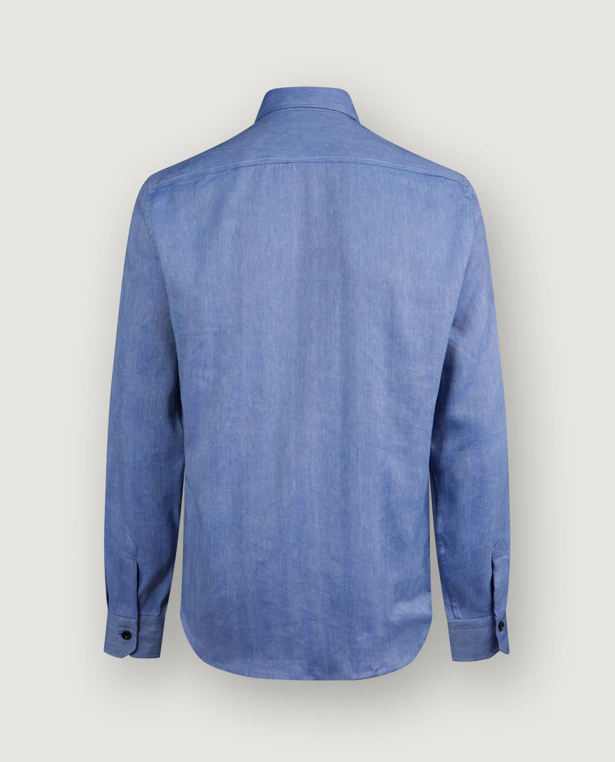 Cashmere Linnen Overshirt - Blauw sold by Pauw Amsterdam product image thumbnail 3