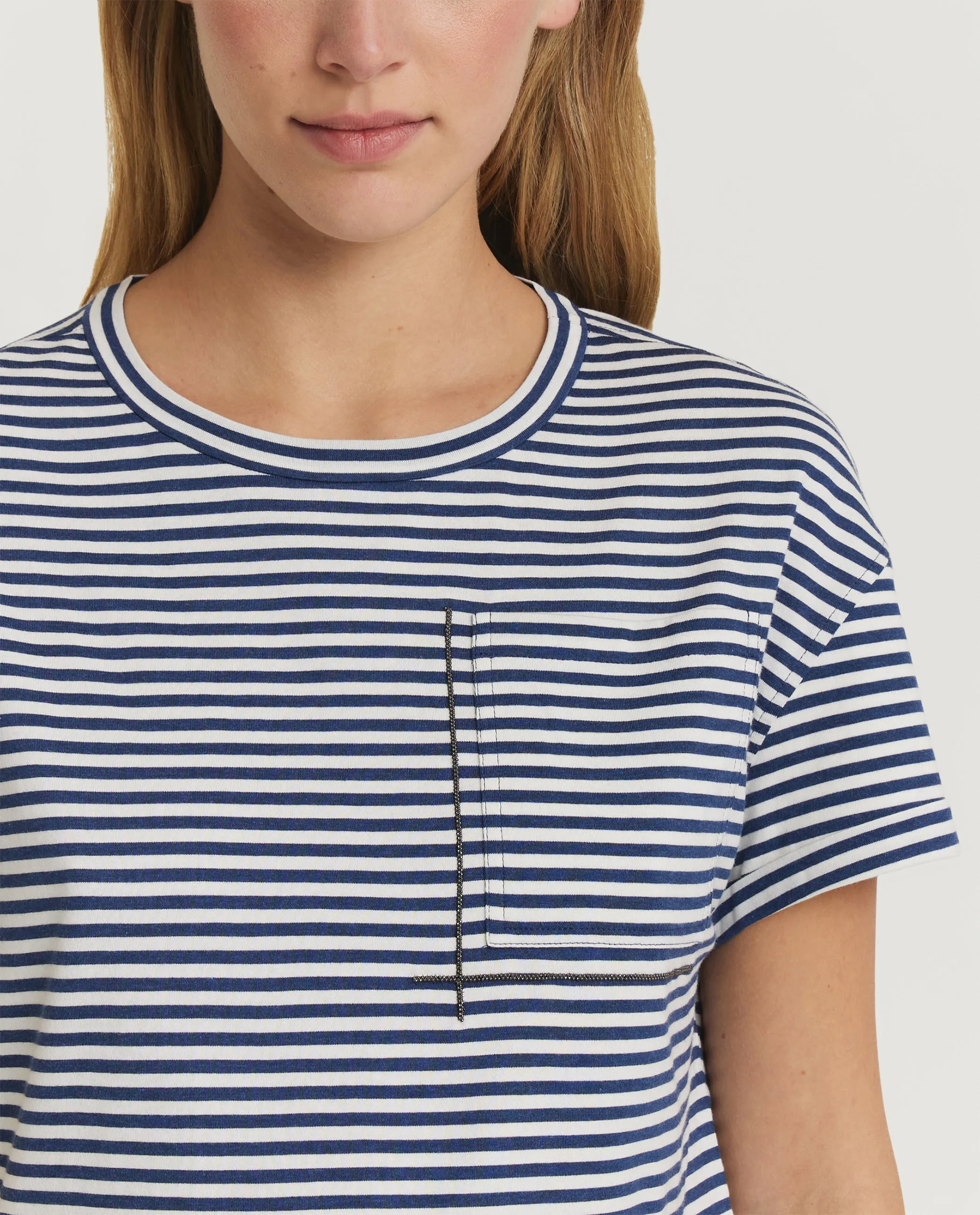 Katoenen T-shirt - Blauw sold by Pauw Amsterdam product image thumbnail 2