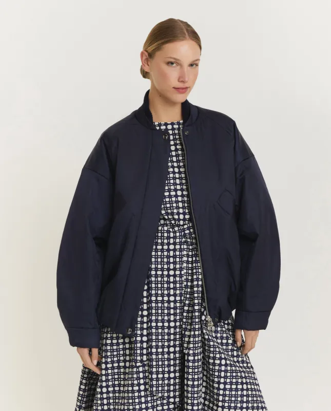 Oversized Bomber - Donkerblauw made by Pauw Amsterdam