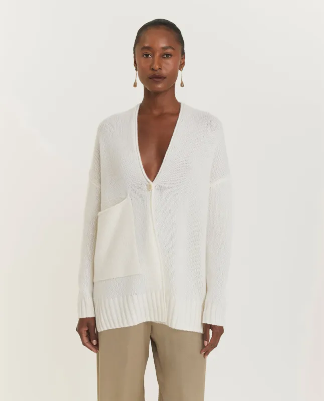 Wol-cashmere vest - Ecru sold by Pauw Amsterdam