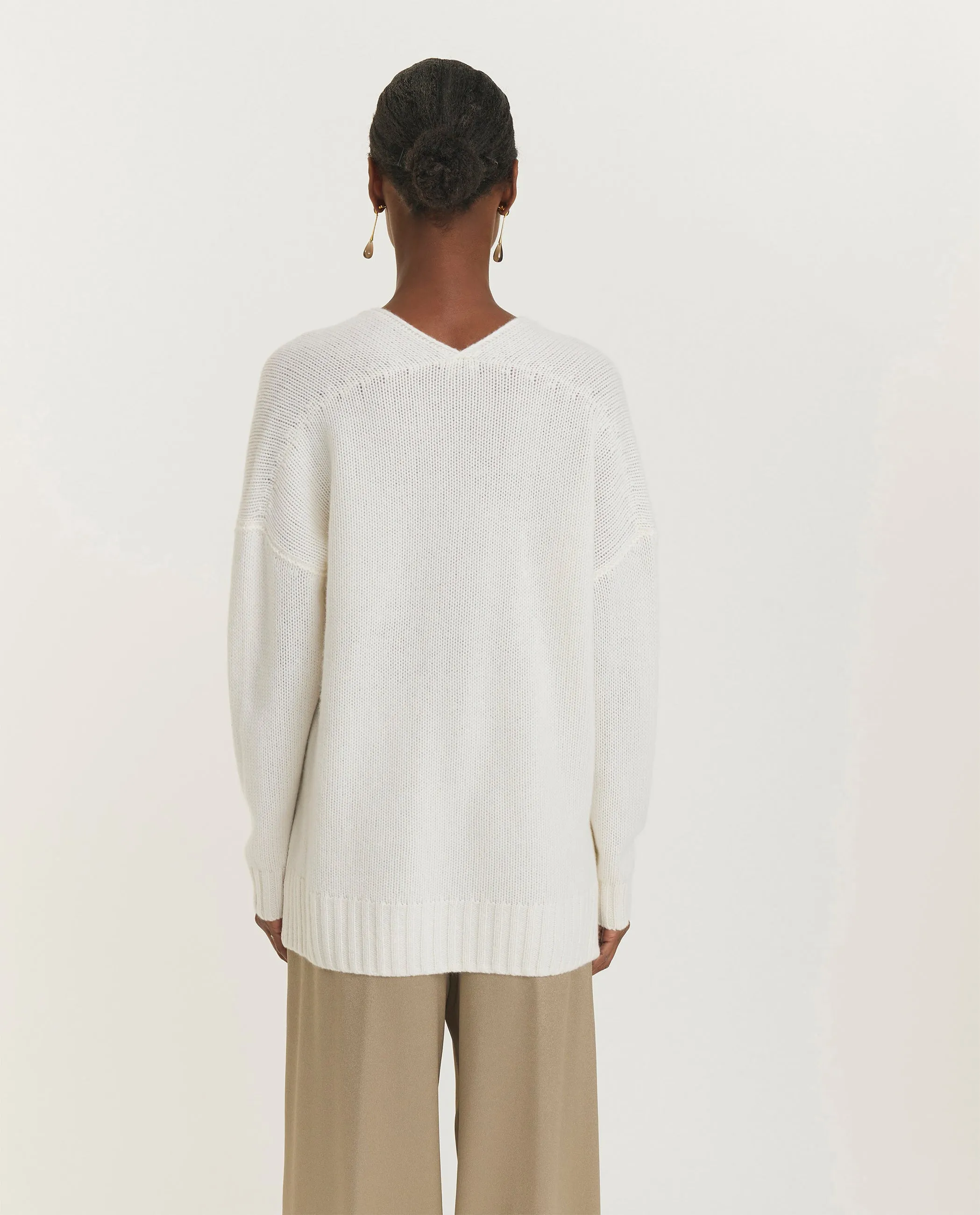 Wol-cashmere vest - Ecru sold by Pauw Amsterdam product image thumbnail 5