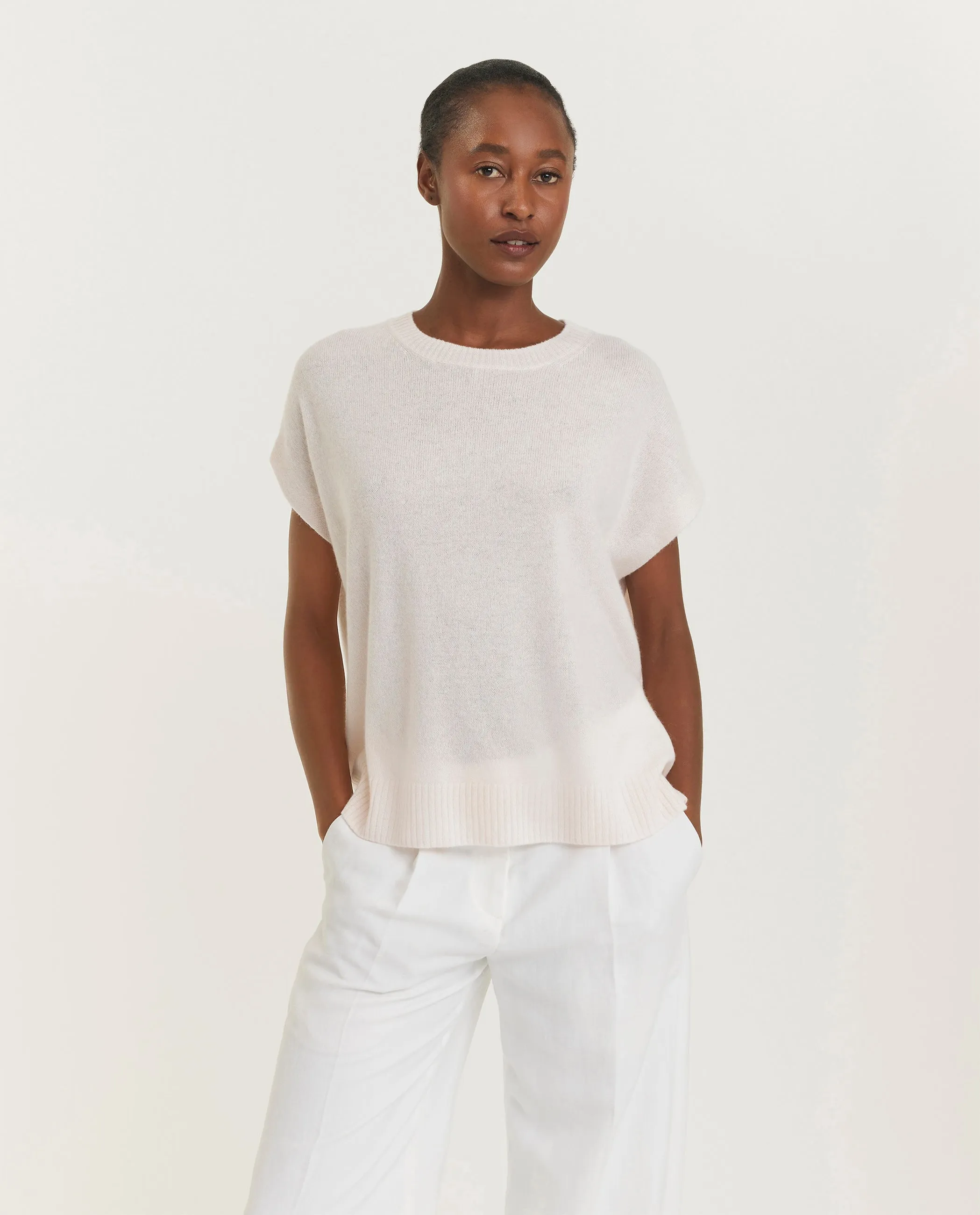 Wol-cashmere top - Roze sold by Pauw Amsterdam