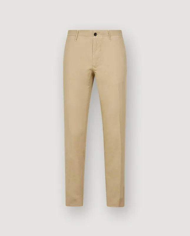 Katoen Slub Chino - Bruin sold by Pauw Amsterdam