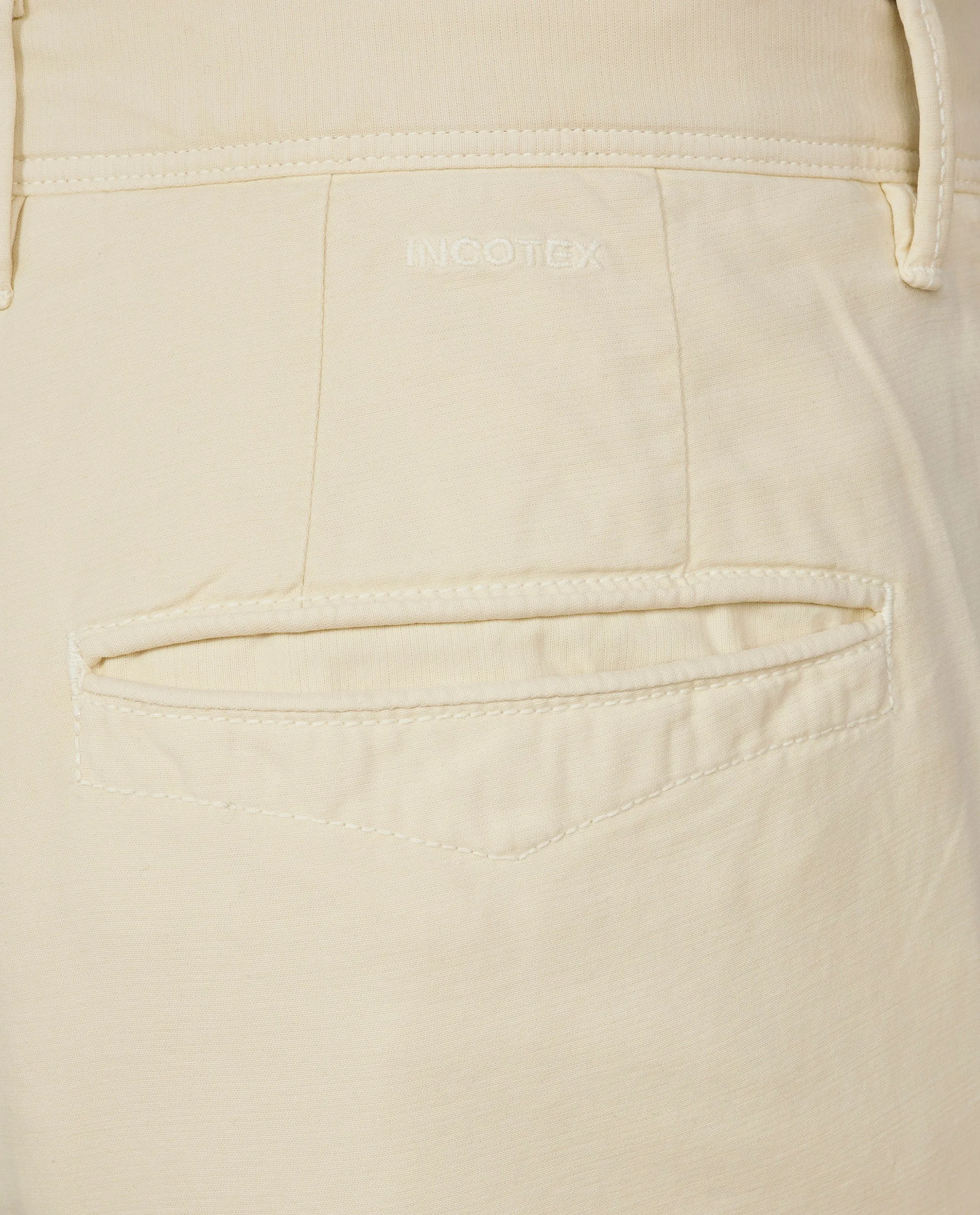 Katoen Slub Chino - Lichtbruin sold by Pauw Amsterdam product image thumbnail 3