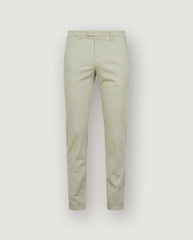 Katoenen Twill Chino - Groen sold by Pauw Amsterdam