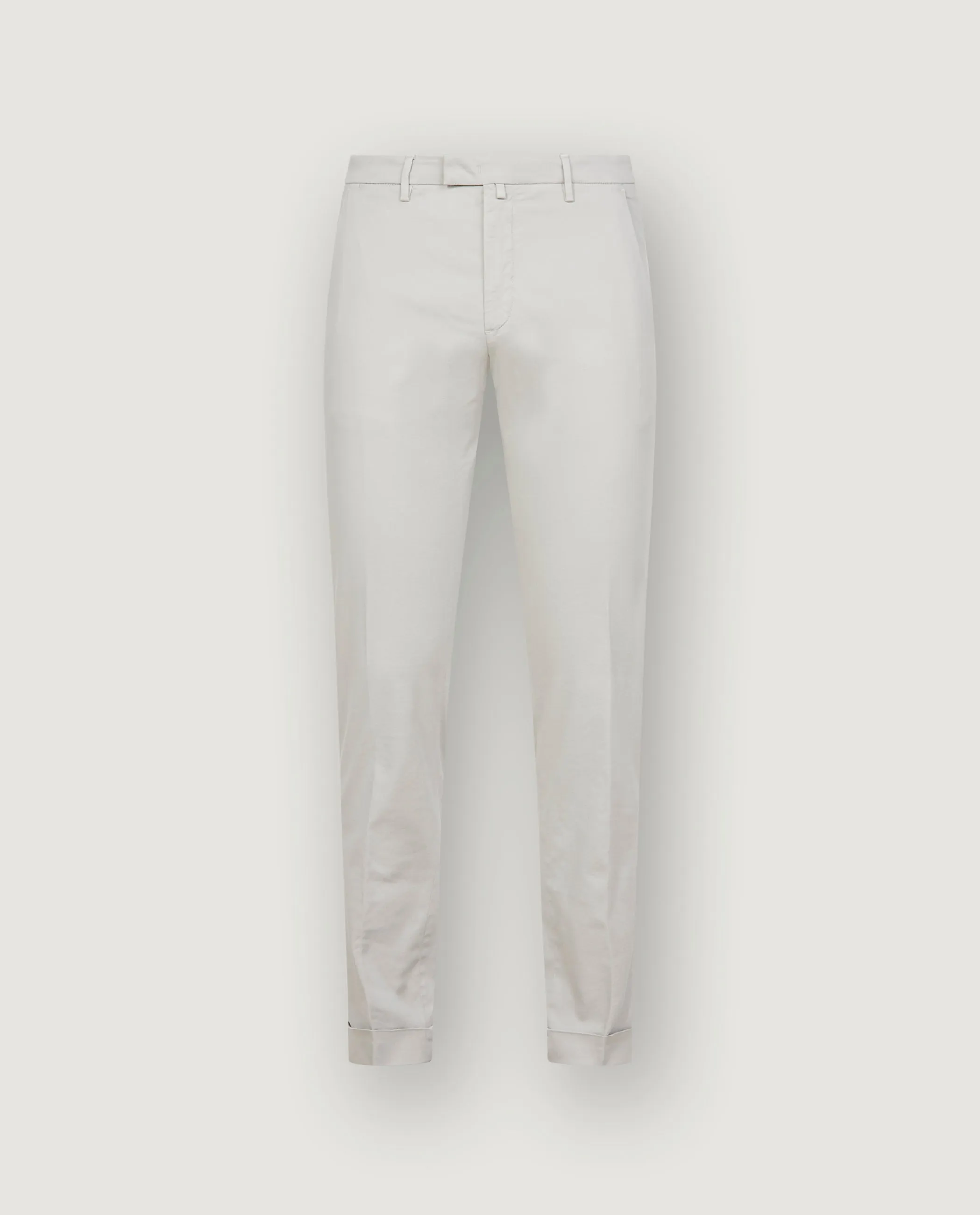 Katoenen Twill Chino - Lichtgrijs sold by Pauw Amsterdam