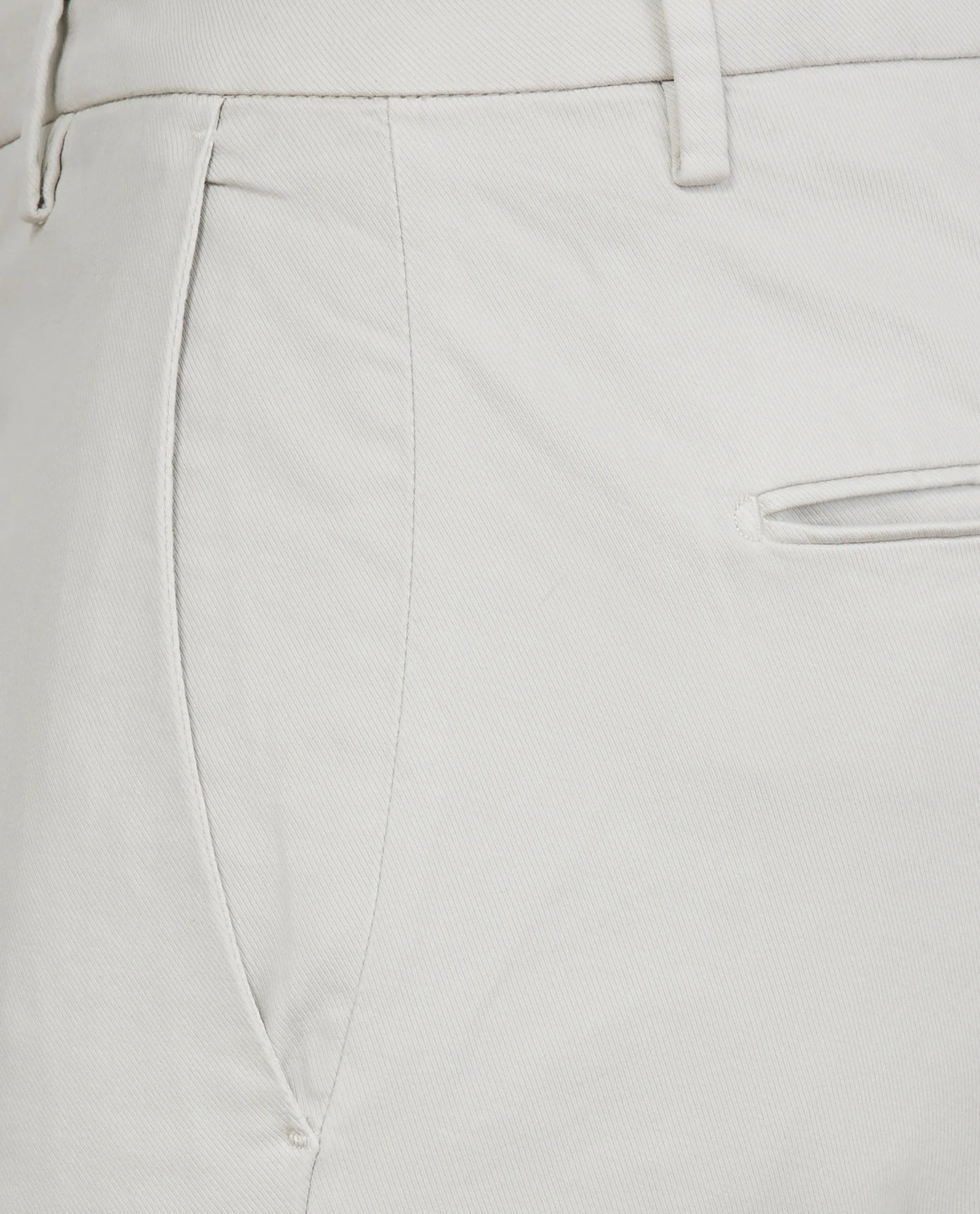 Katoenen Twill Chino - Lichtgrijs sold by Pauw Amsterdam product image thumbnail 4