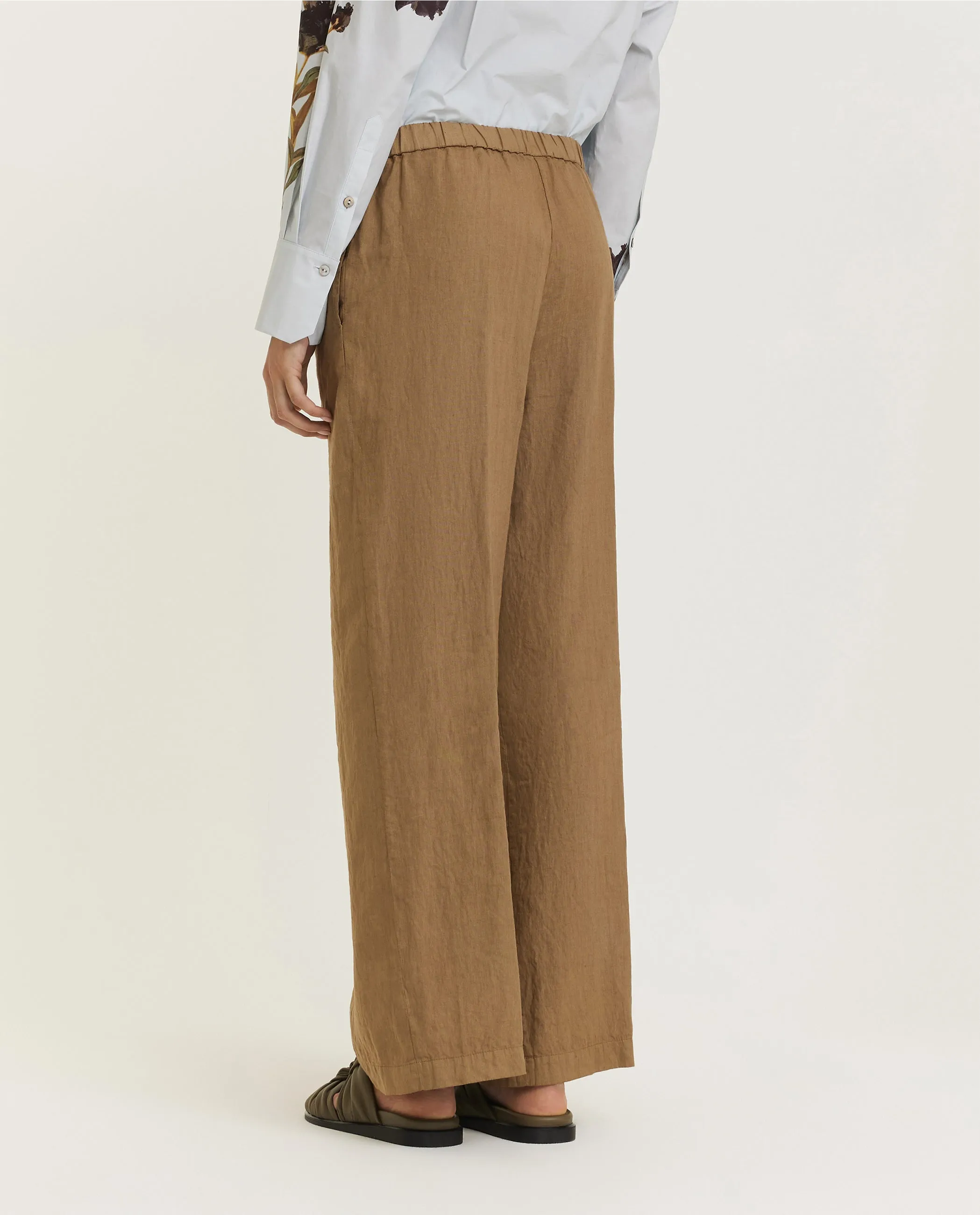 Linnen broek - Bruin sold by Pauw Amsterdam product image thumbnail 5