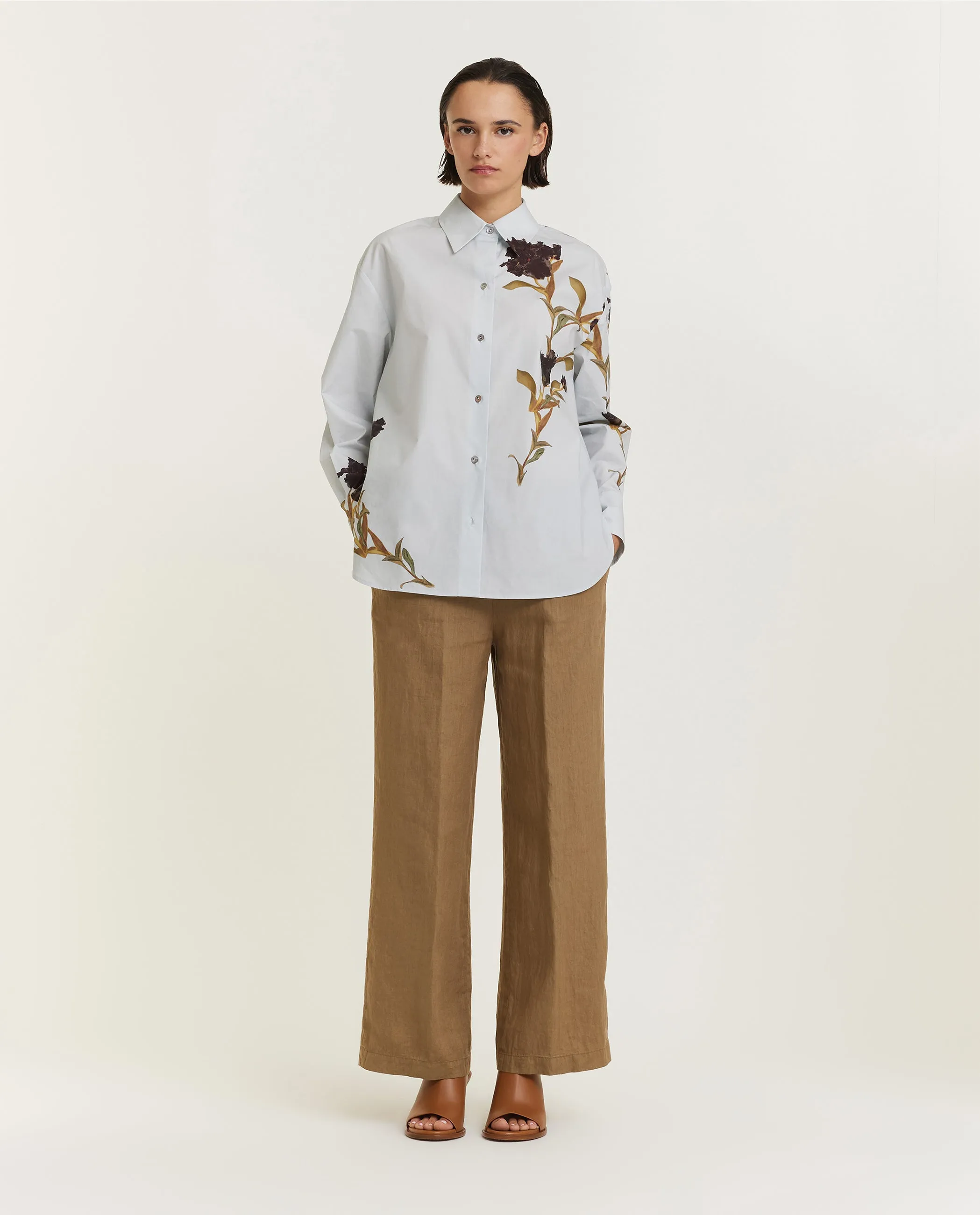 Linnen broek - Bruin sold by Pauw Amsterdam