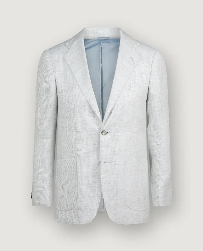 Visgraat Jasje - Lichtblauw sold by Pauw Amsterdam